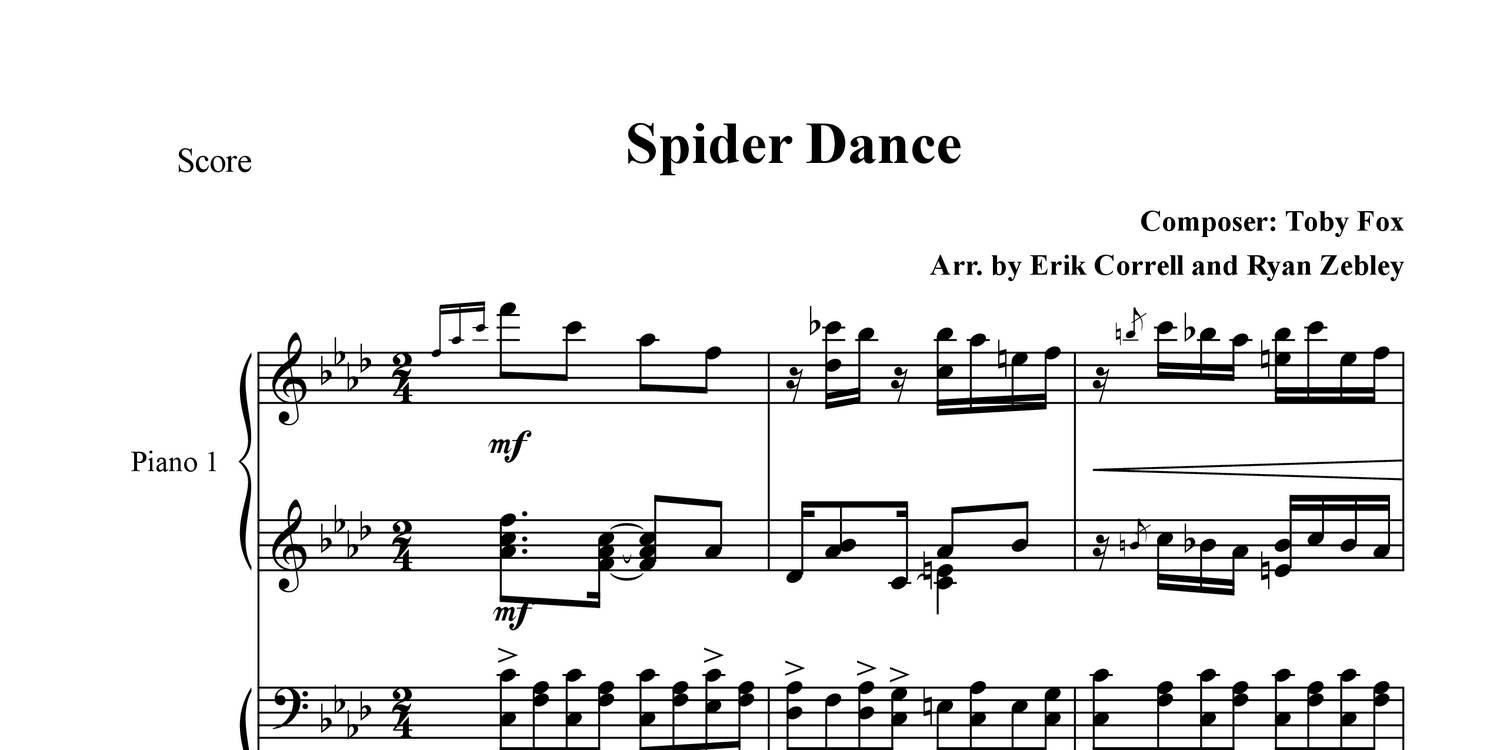 Rinmsheetblog Undertale Spider Dance Erik Correll And Ryan Zebley Pdf Docdroid