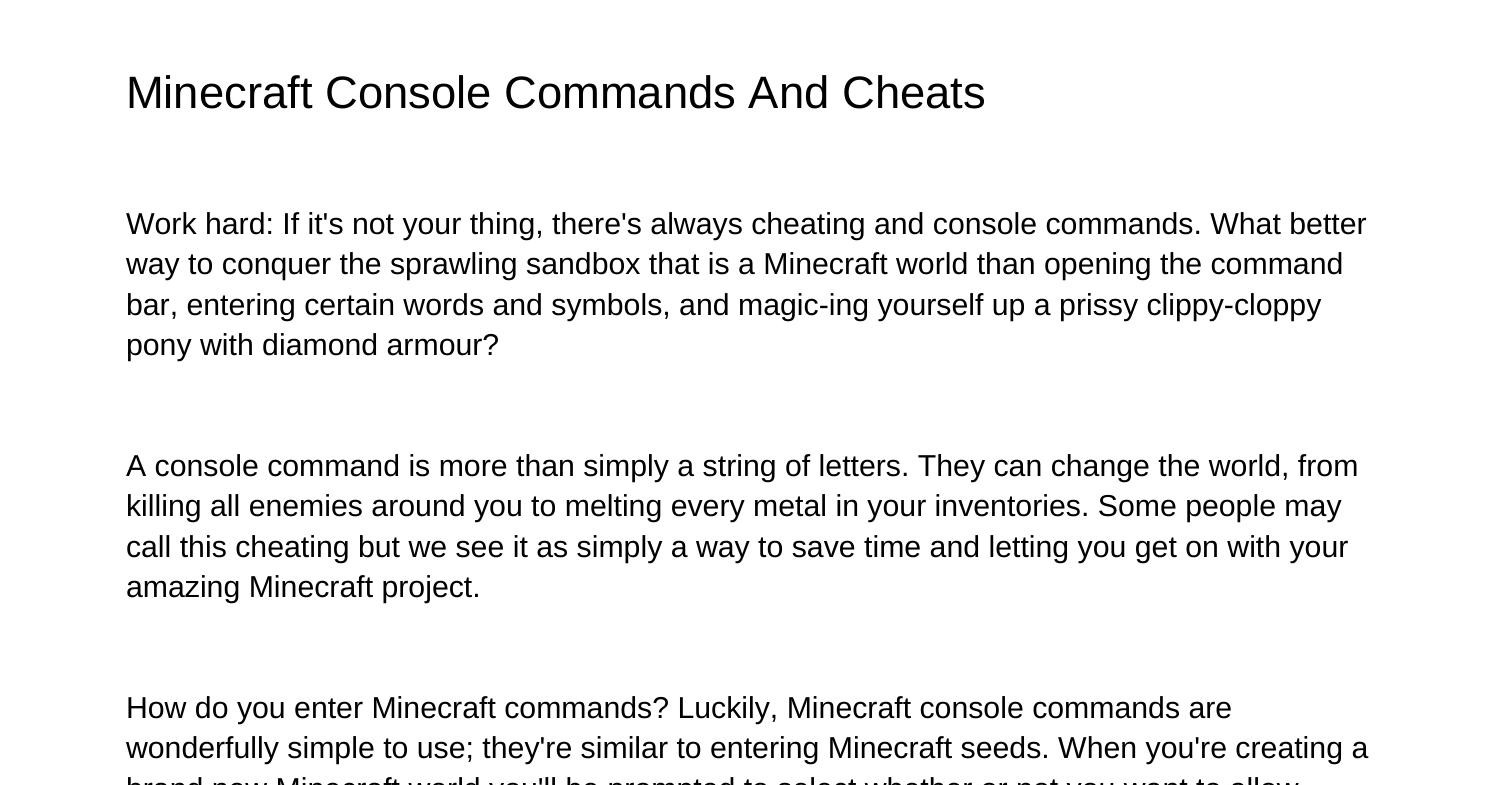 minecraft-console-commands-and-cheatsmhzwd-pdf-pdf-docdroid