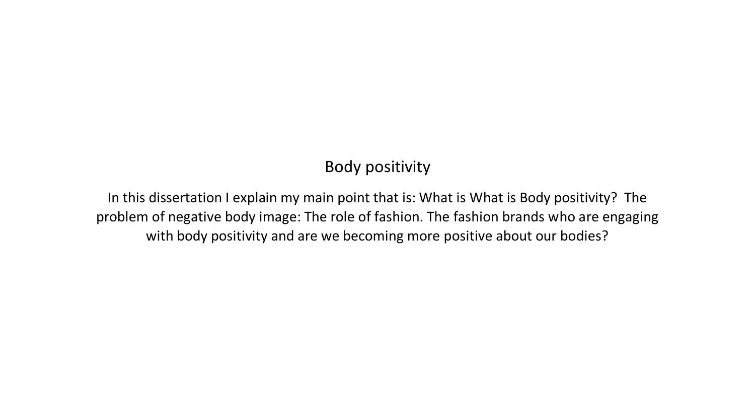 body positivity research paper