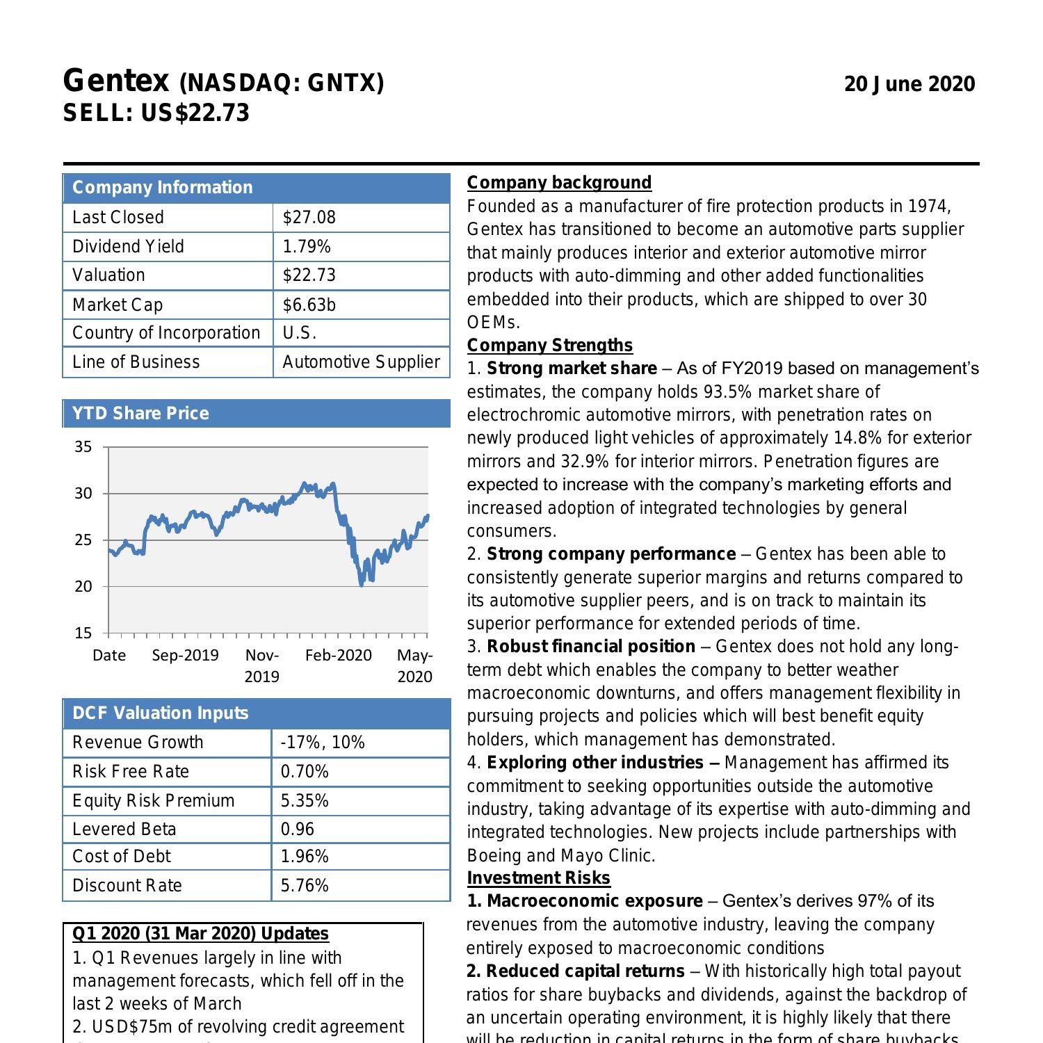 Gentex Analysis 220620.pdf | DocDroid