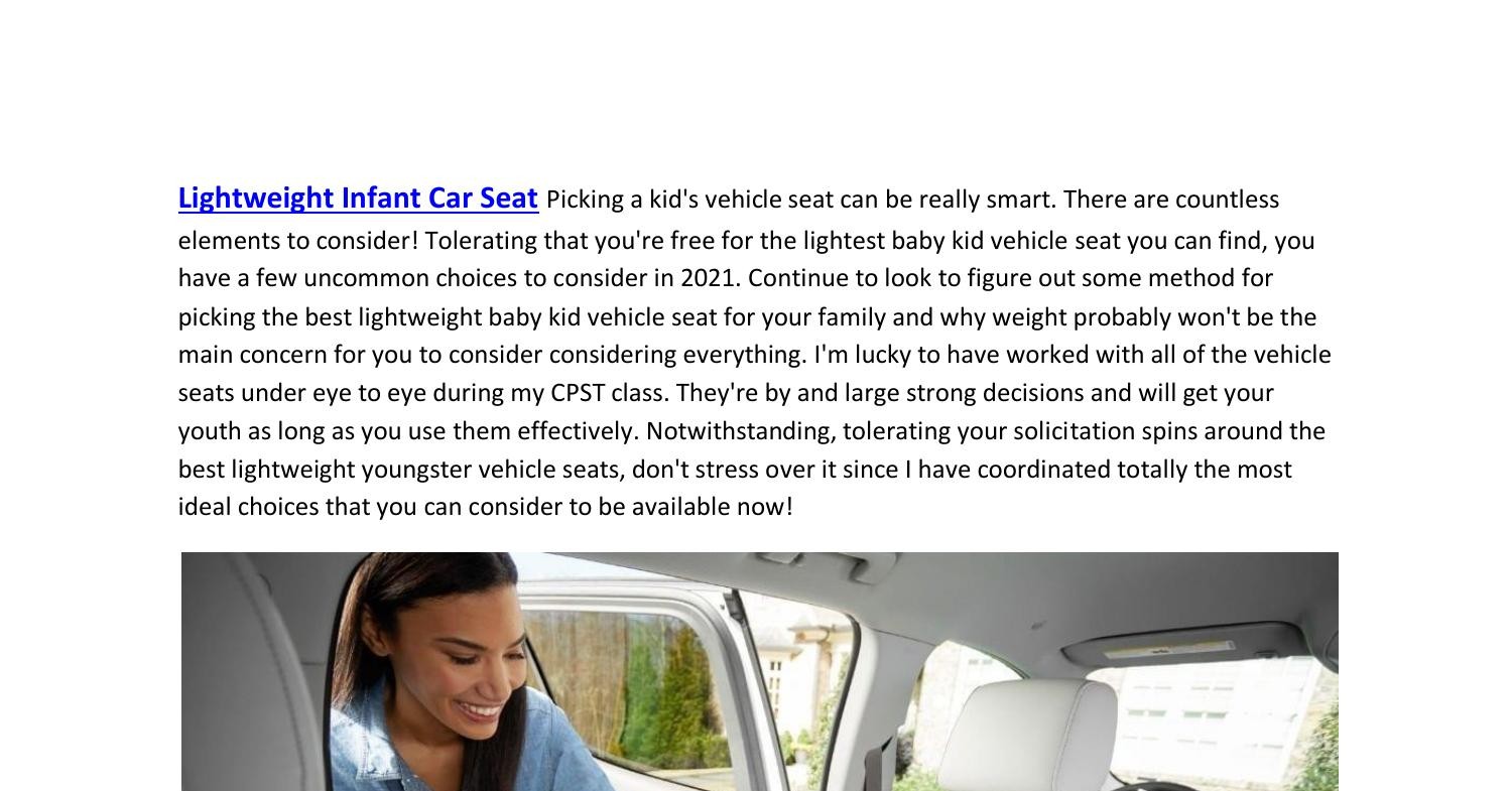 car seat reviews 2022