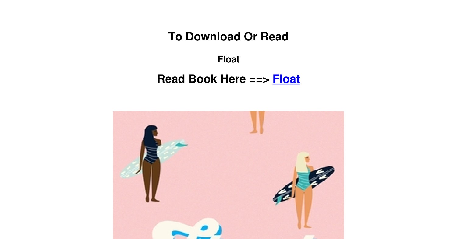 Pdf download Float by Kate Marchant.pdf
