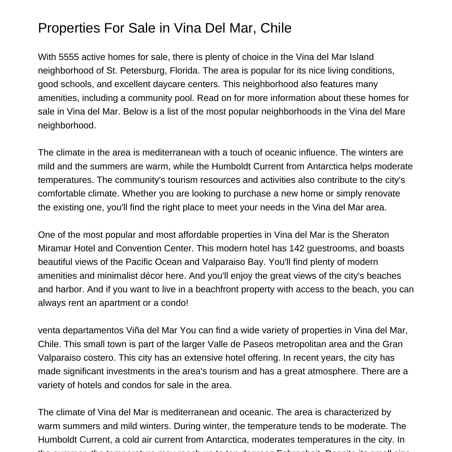 Properties For Sale in Vina Del Mar Chilebhxdt.pdf.pdf DocDroid