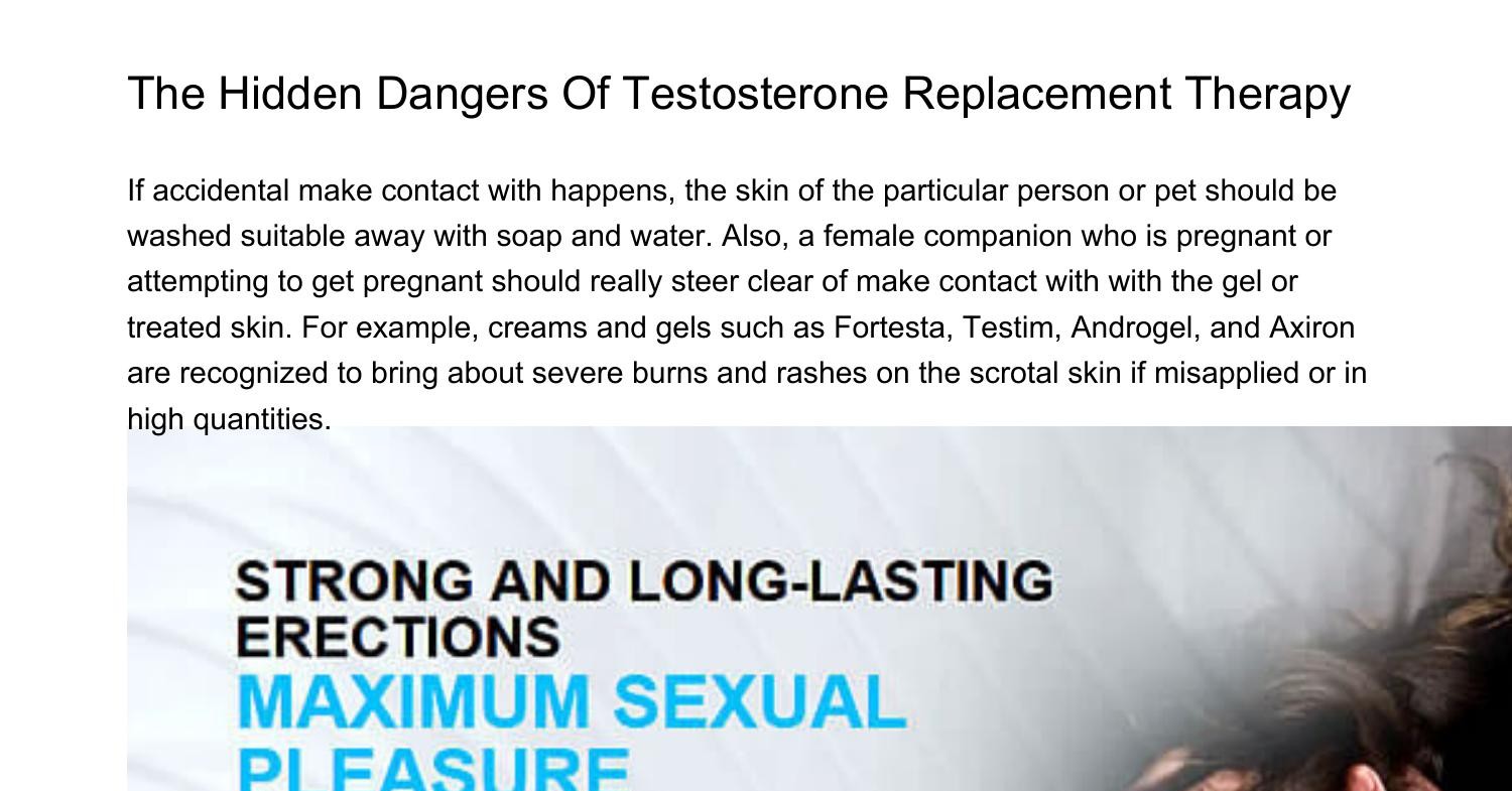 Signs You Shouldnt Take Testosterone Therapyebawhpdfpdf Docdroid 3394