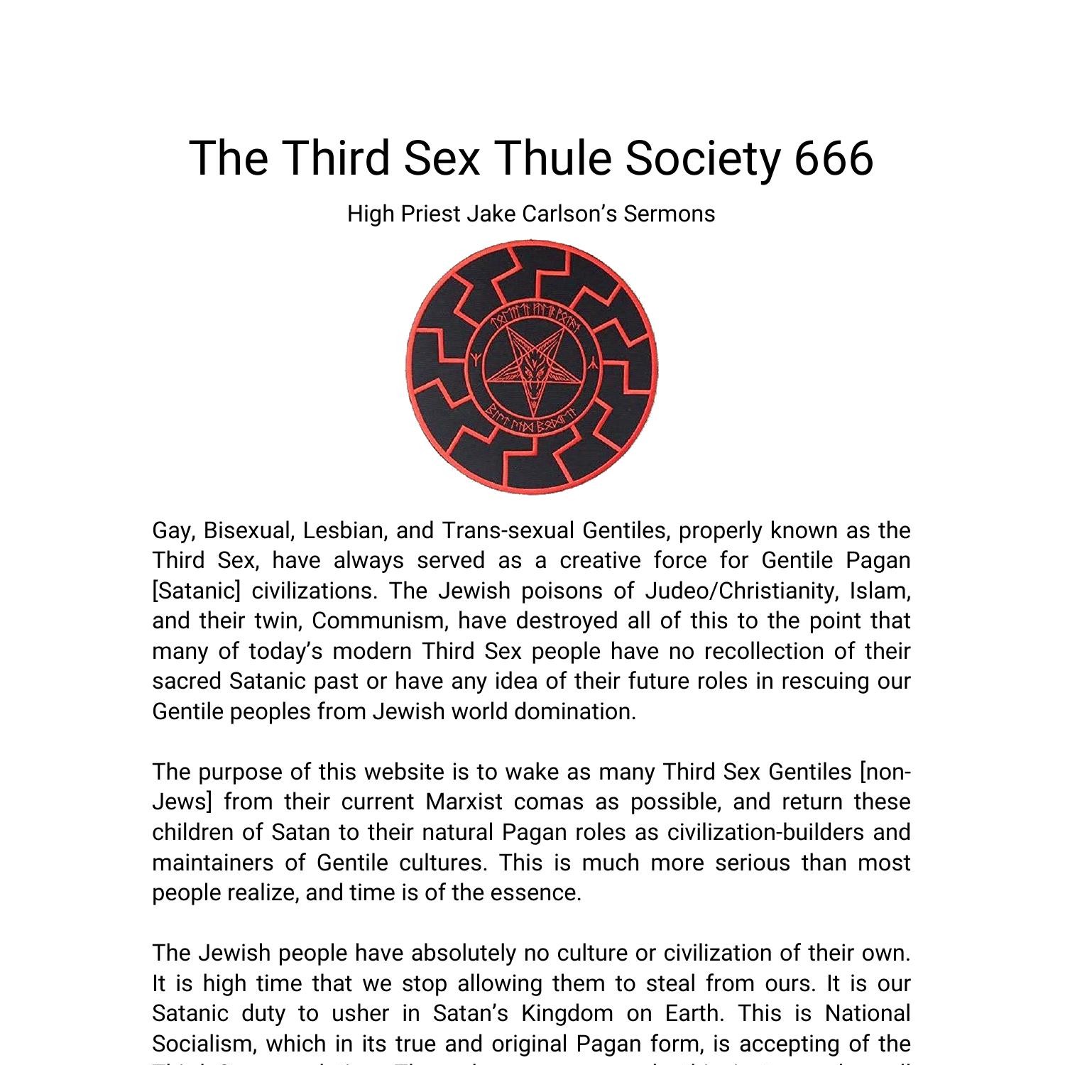 The Third Sex Thule Society 666 Pdf Docdroid