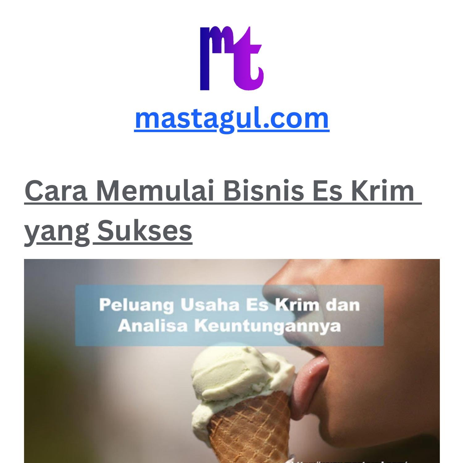 Cara Memulai Bisnis Es Krim Yang Suksespdf Docdroid 7675