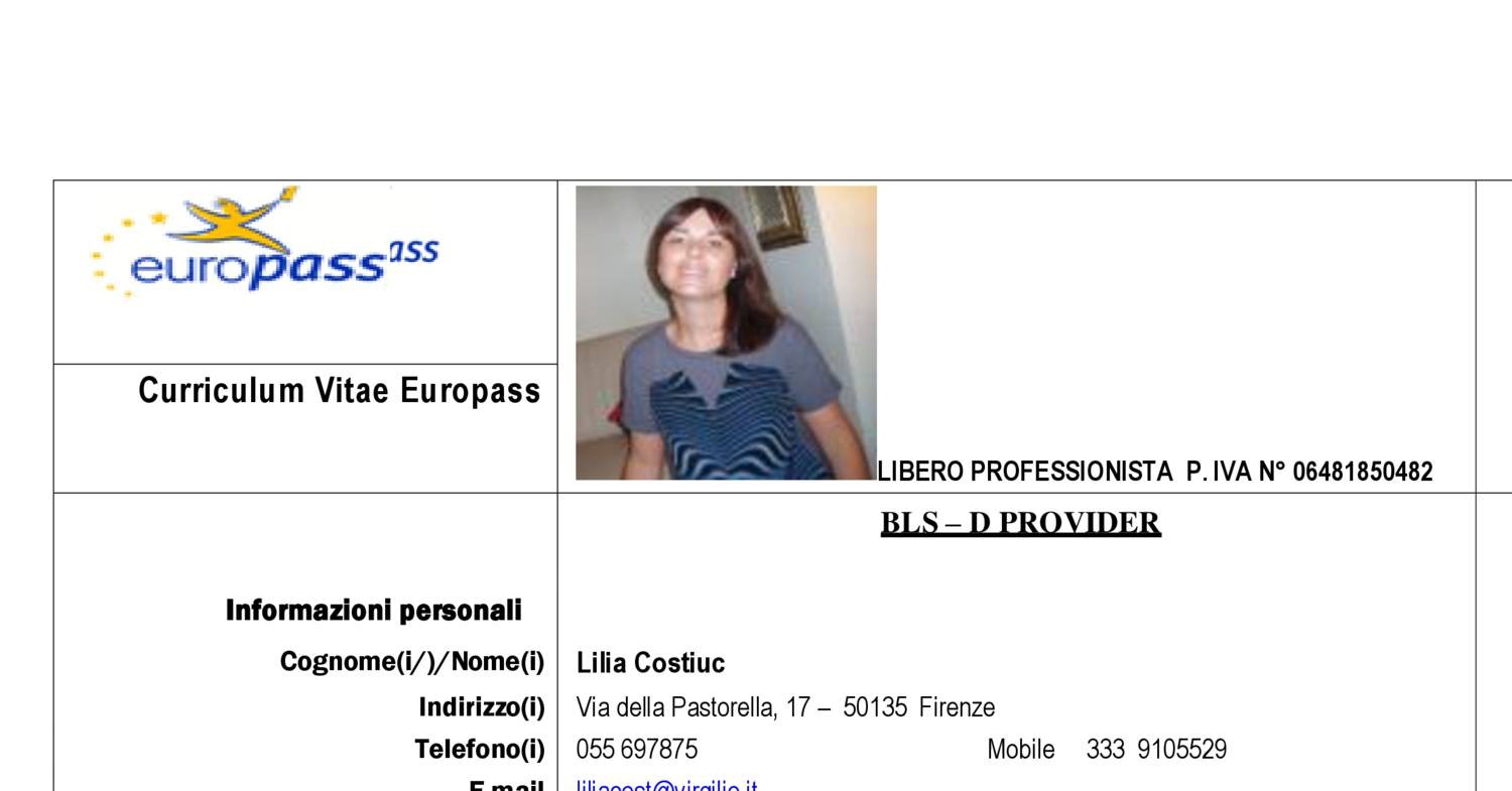 Curriculum Vitae Europeo.pdf | DocDroid