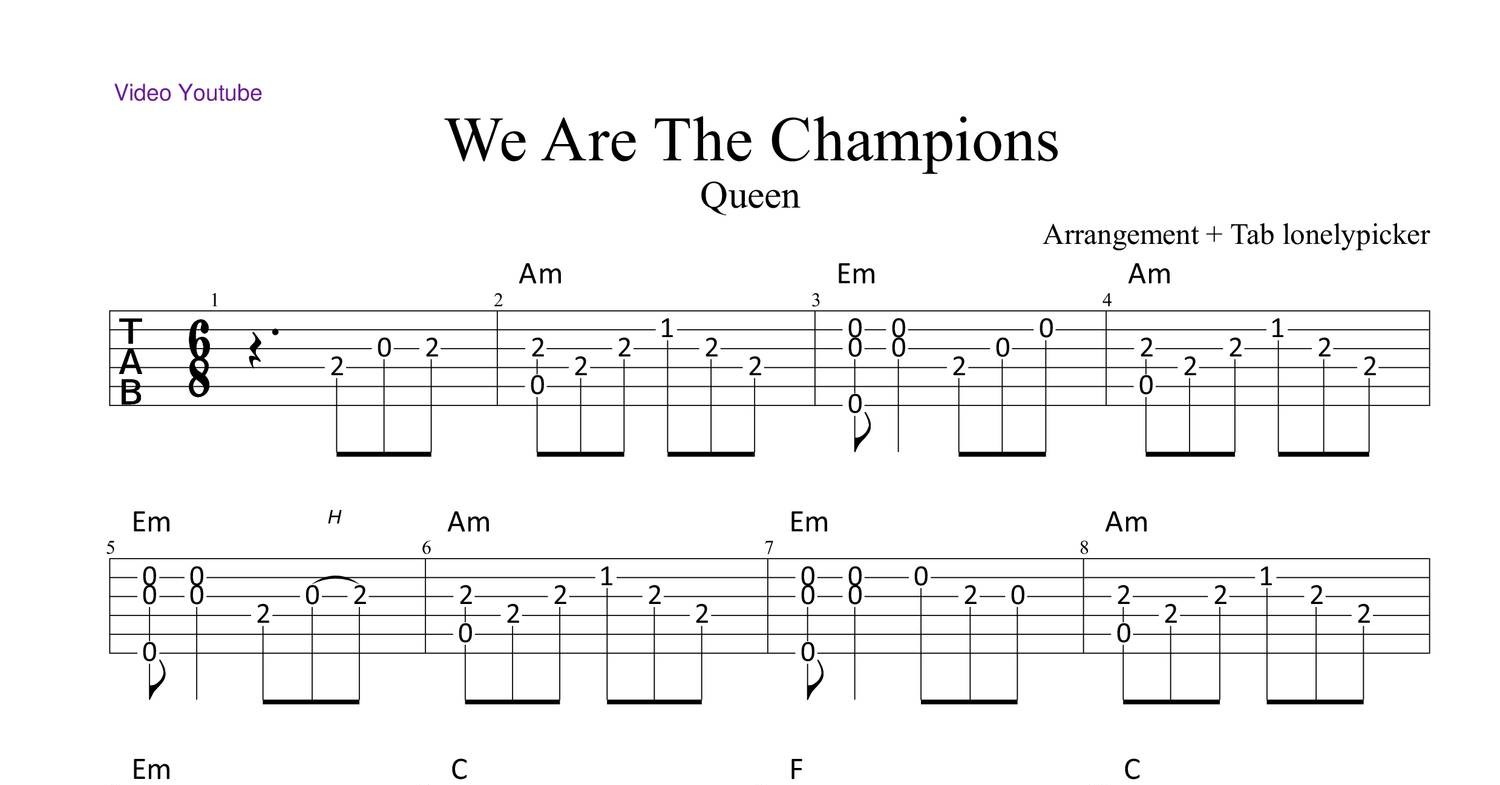 We Are The Champions Pdf Docdroid