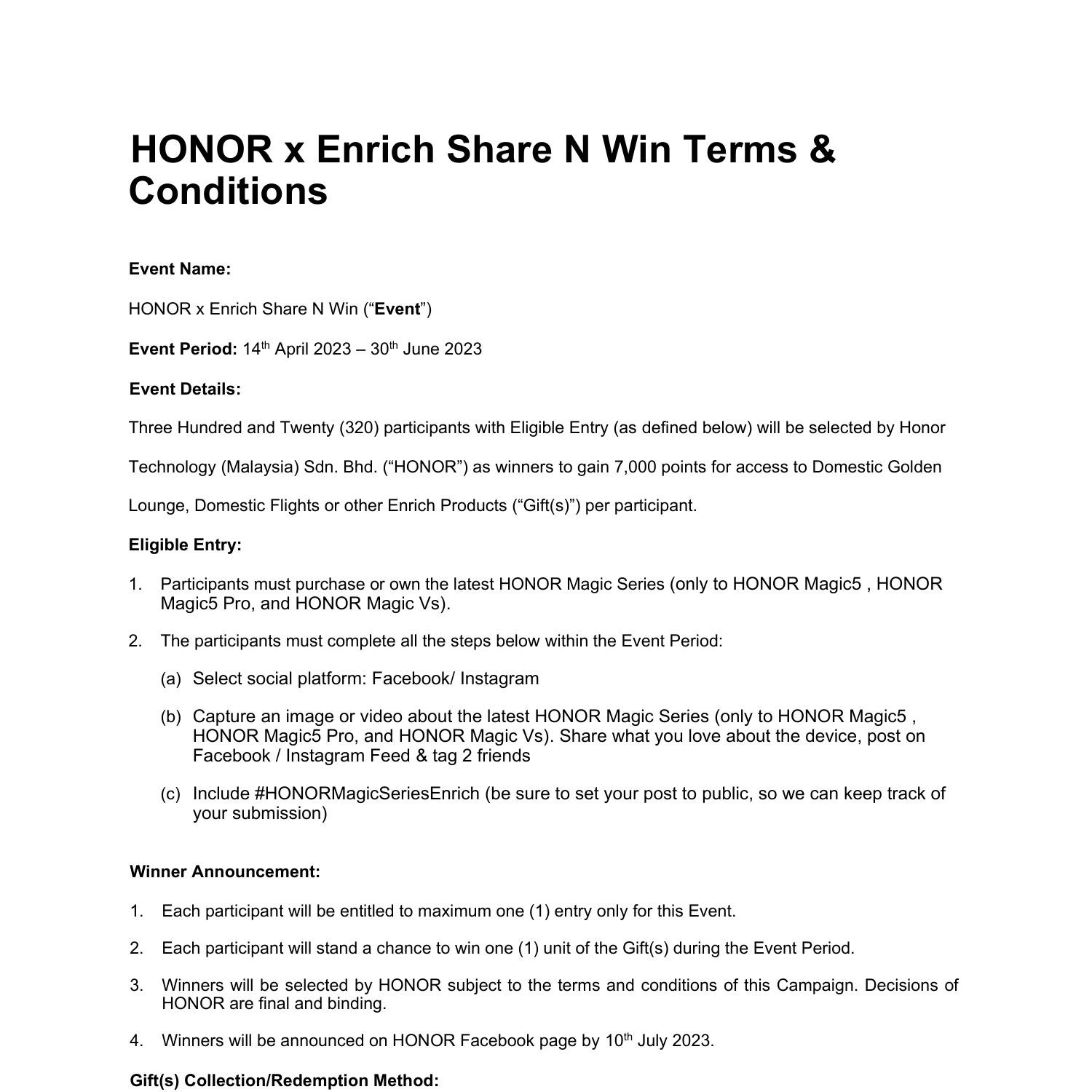 HONOR & Enrich Share N Win T&C final.pdf DocDroid