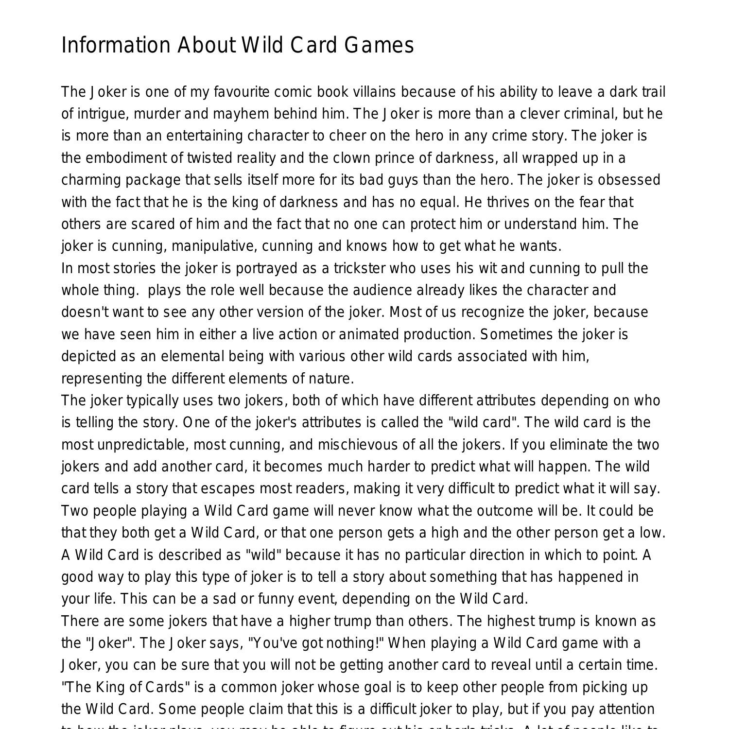 information-about-wild-card-gamesxbxoc-pdf-pdf-docdroid