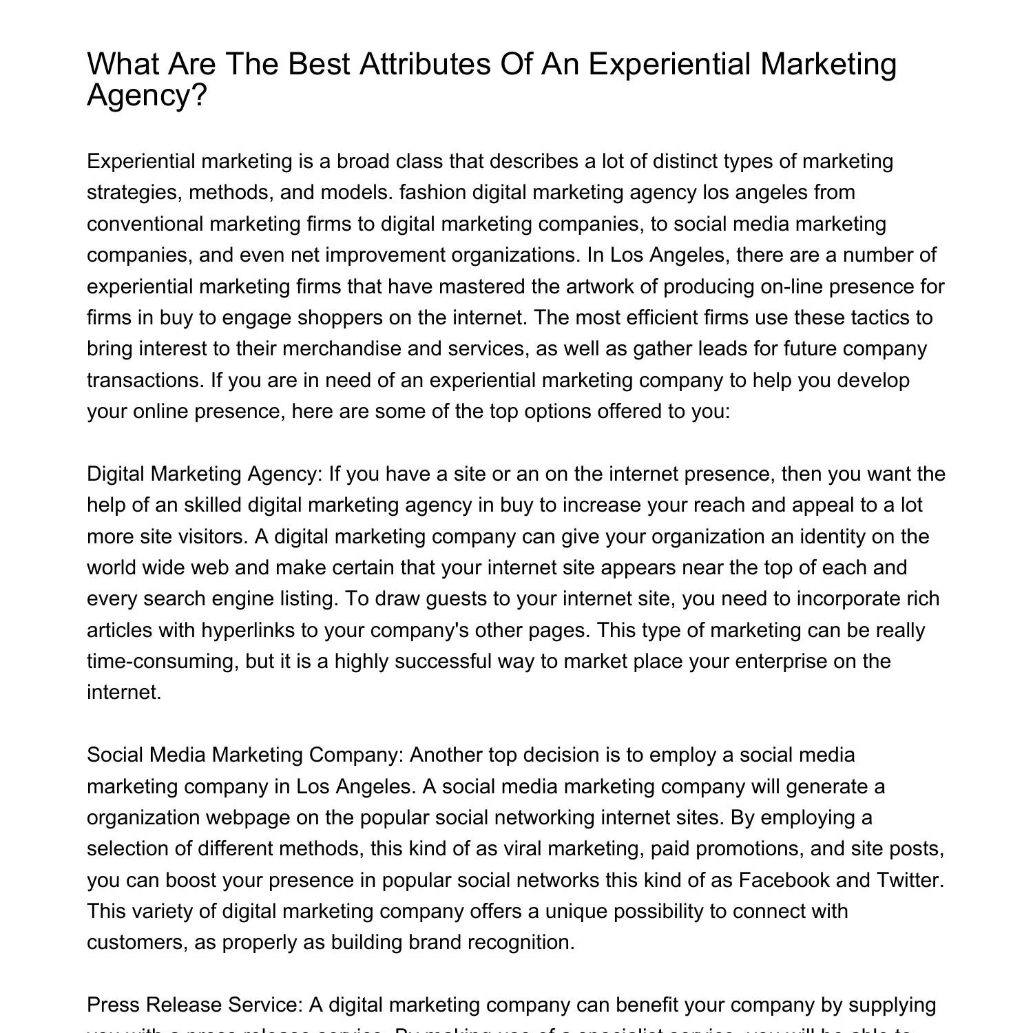 what-are-the-best-characteristics-of-an-experiential-marketing