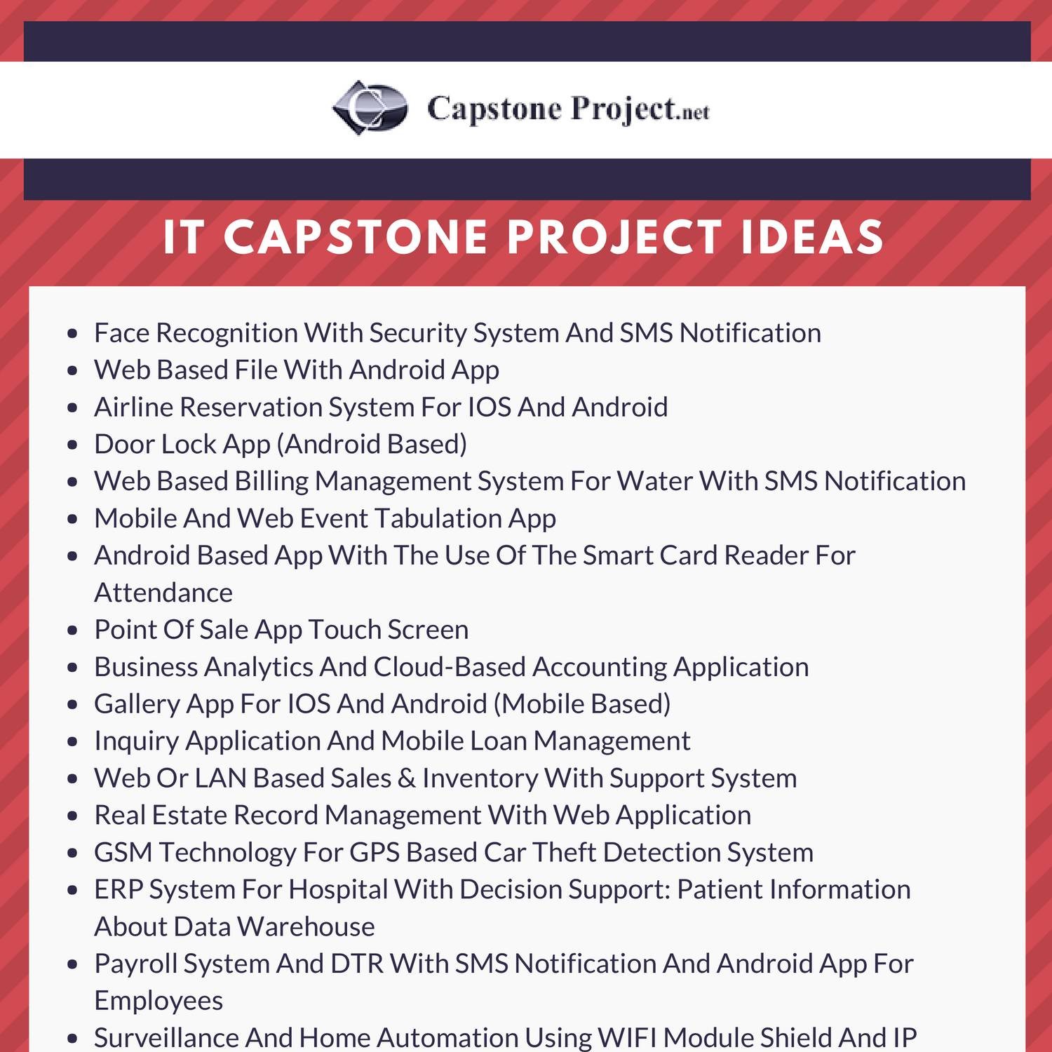 It Capstone Project Ideas List pdf DocDroid