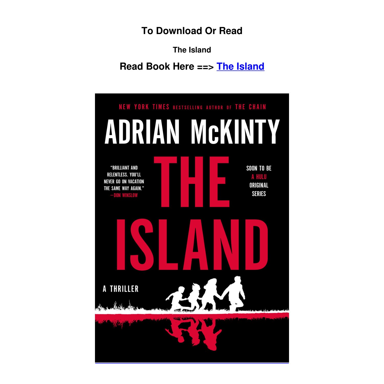 Pdf Download The Island by Adrian McKinty.pdf | DocDroid