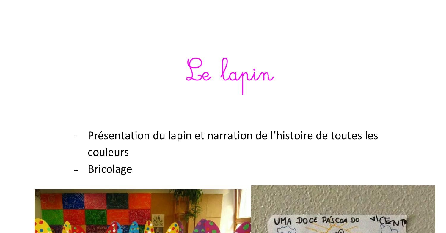 Dossier Lapin Pdf DocDroid