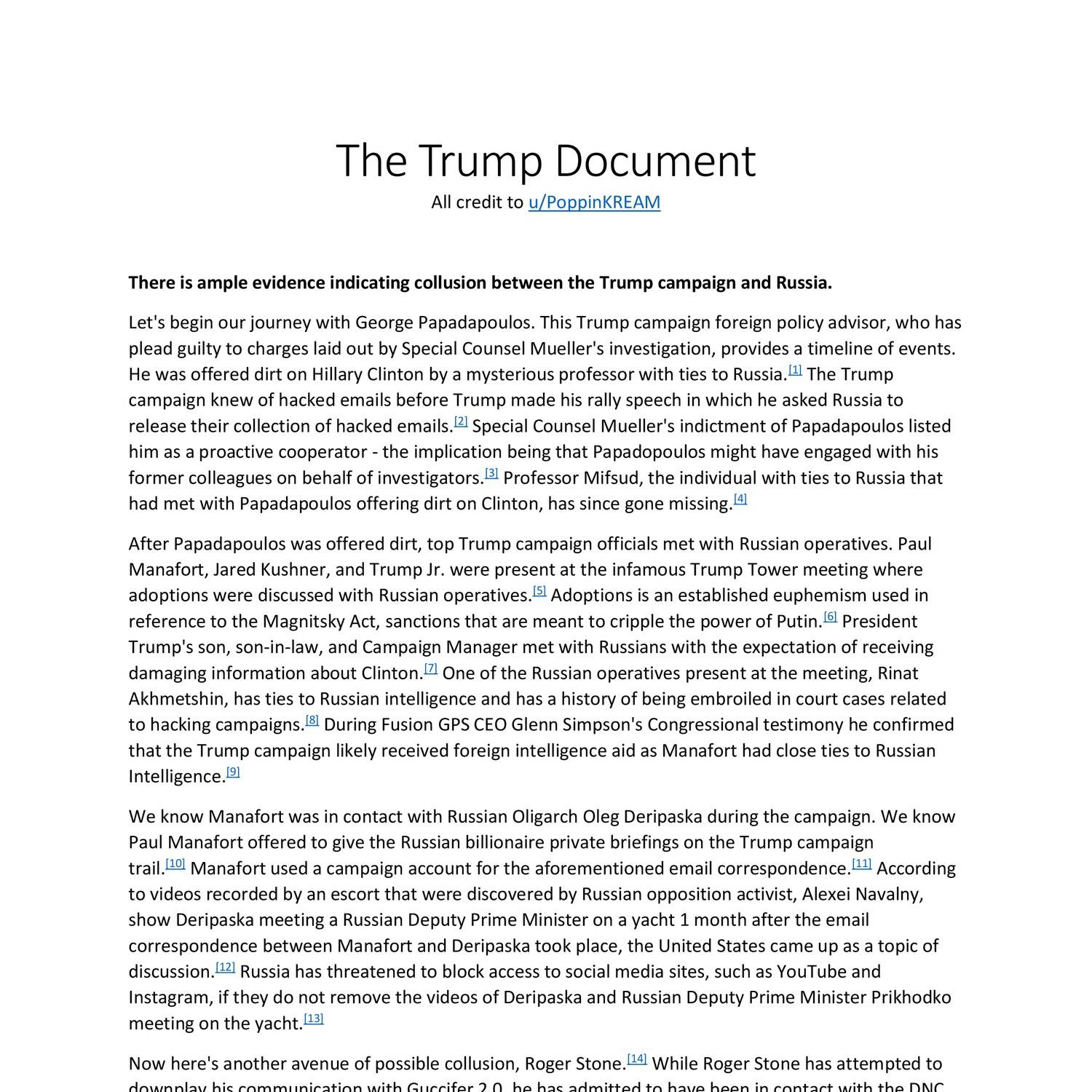 copy of trump dossier