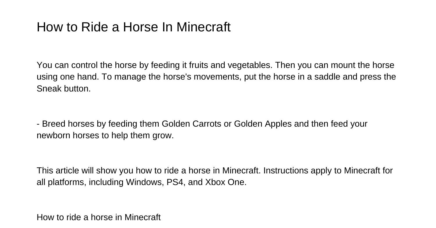 how-to-ride-a-horse-in-minecraftwcups-pdf-pdf-docdroid