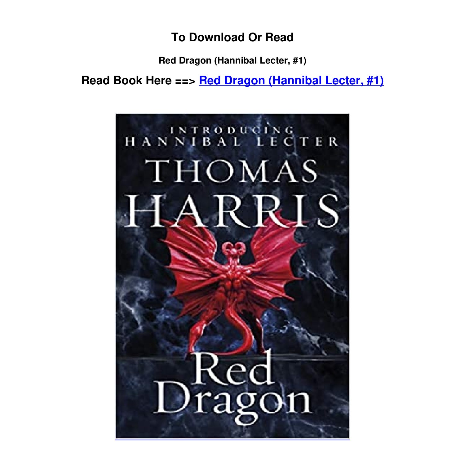 Red Dragon eBook por Thomas Harris - EPUB Libro