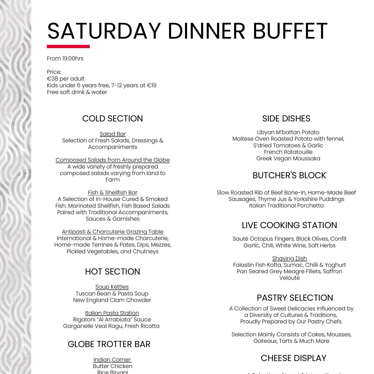 ramadan buffet menu pdf