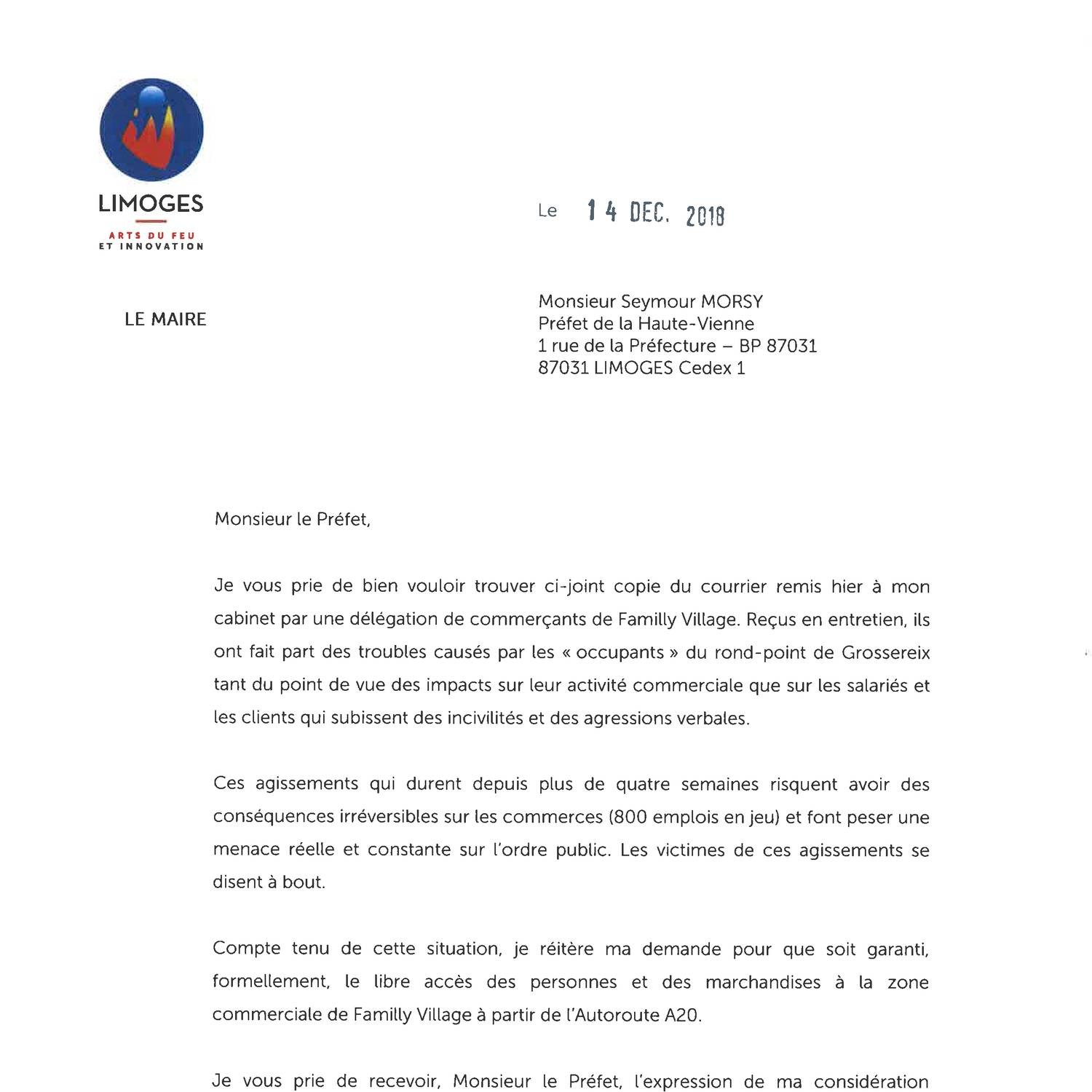 Courrier maire au Préfet 14 12 2018.pdf | DocDroid