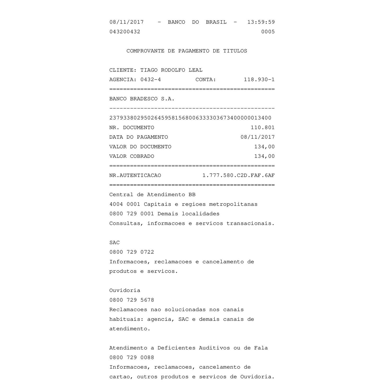 Comprovante Tim, PDF, Bancos