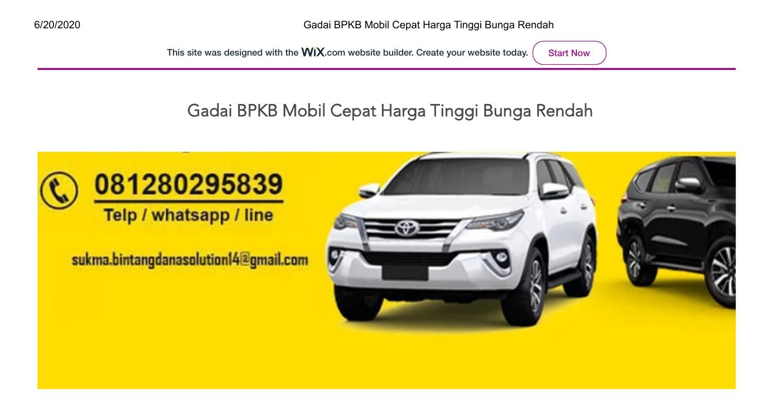 Gadai BPKB Mobil Cepat Harga Tinggi Bunga Rendah.pdf | DocDroid