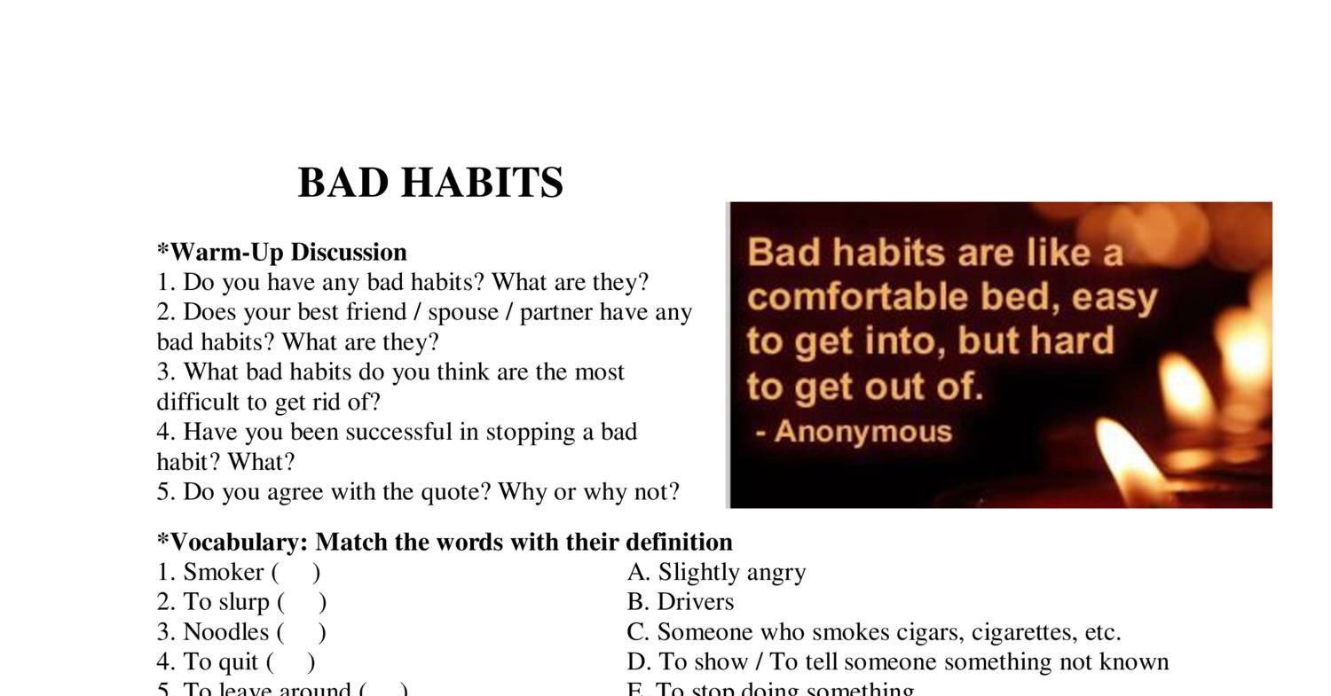 Песня bad habits