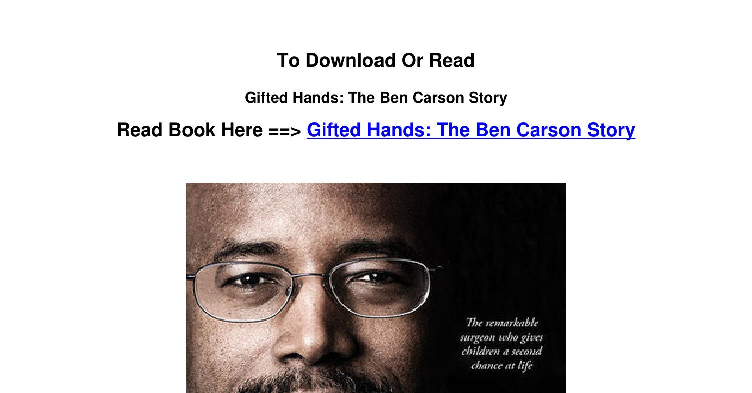Ben Carson | Heroes Wiki | Fandom