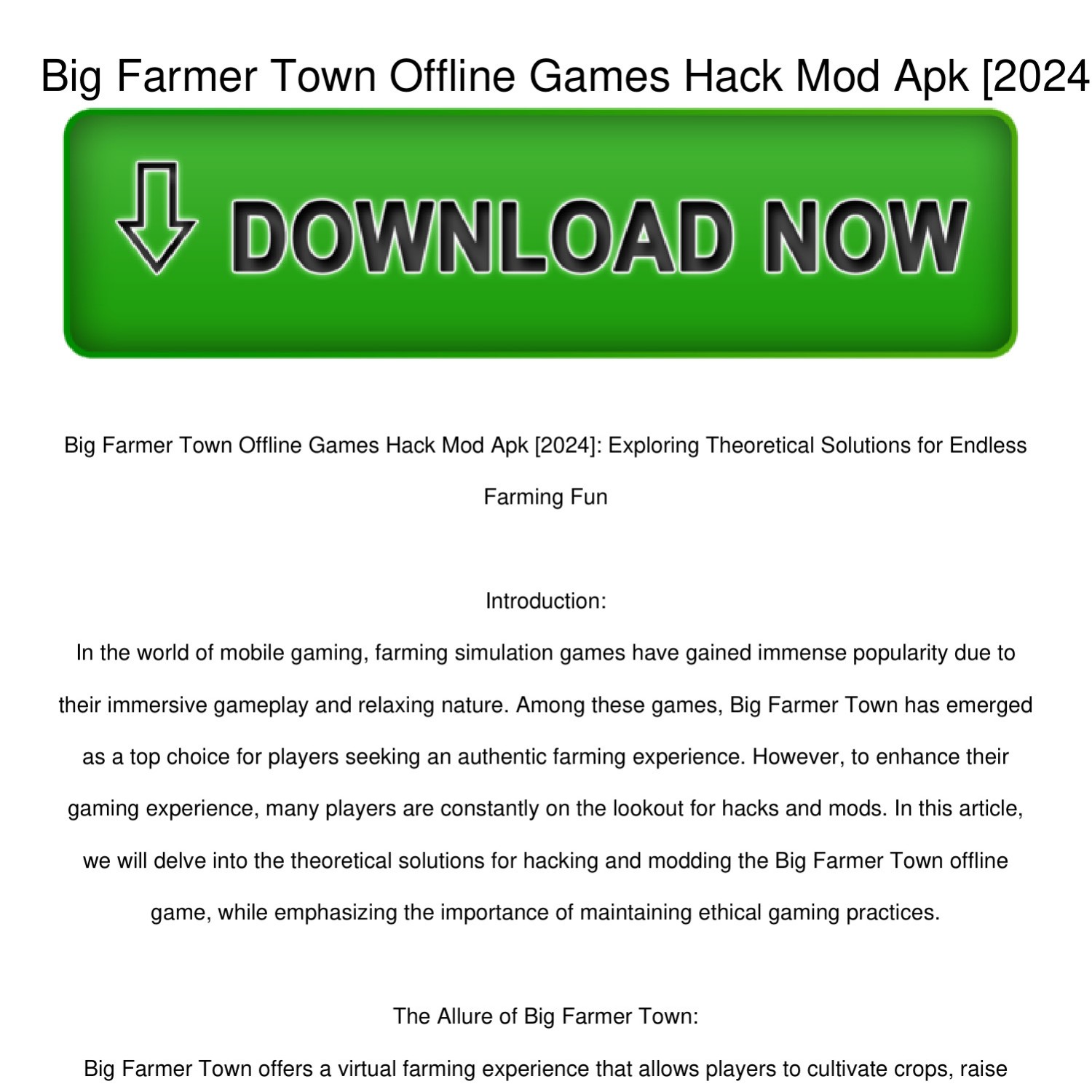 Big-Farmer-Town-Offline-Games-Hack-Mod-Apk-[2024].pdf | DocDroid