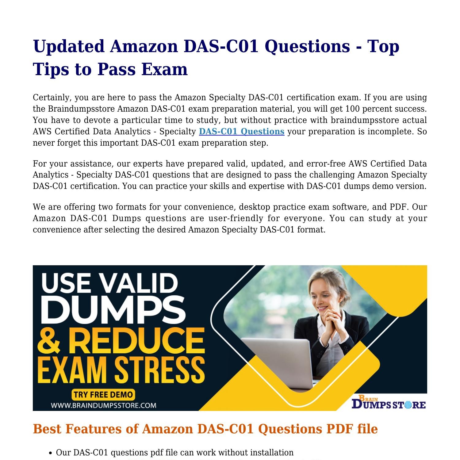 Test DAS-C01 Questions Pdf