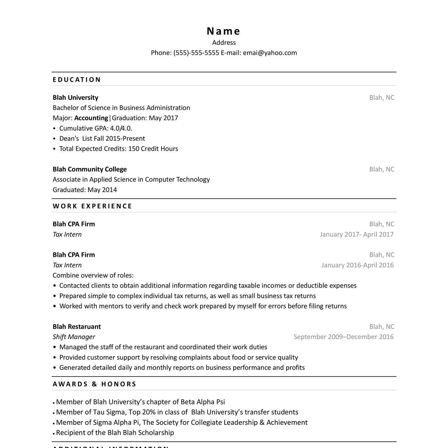 resume summary examples for multiple jobs reddit