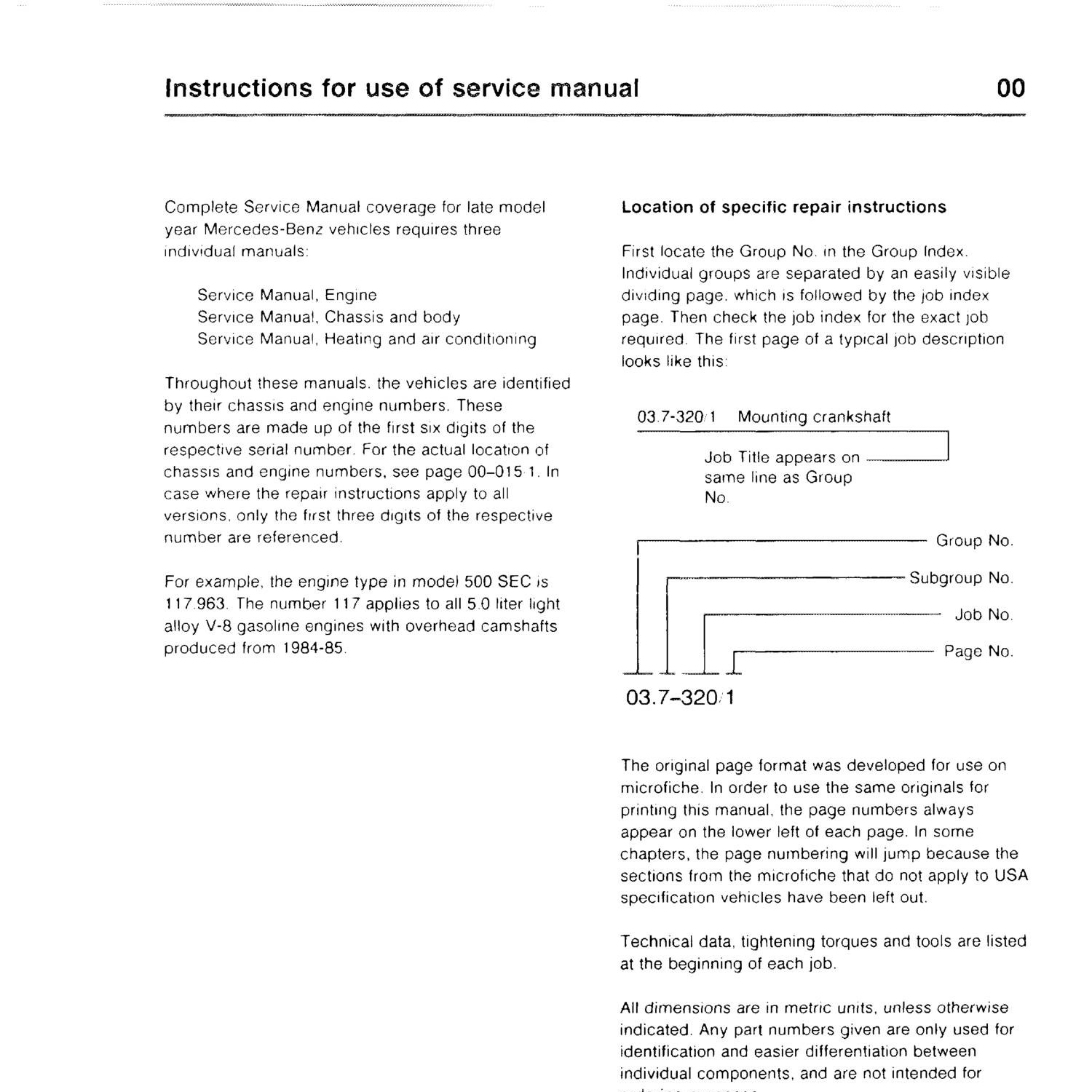 R107 - W126 engine manual.pdf | DocDroid