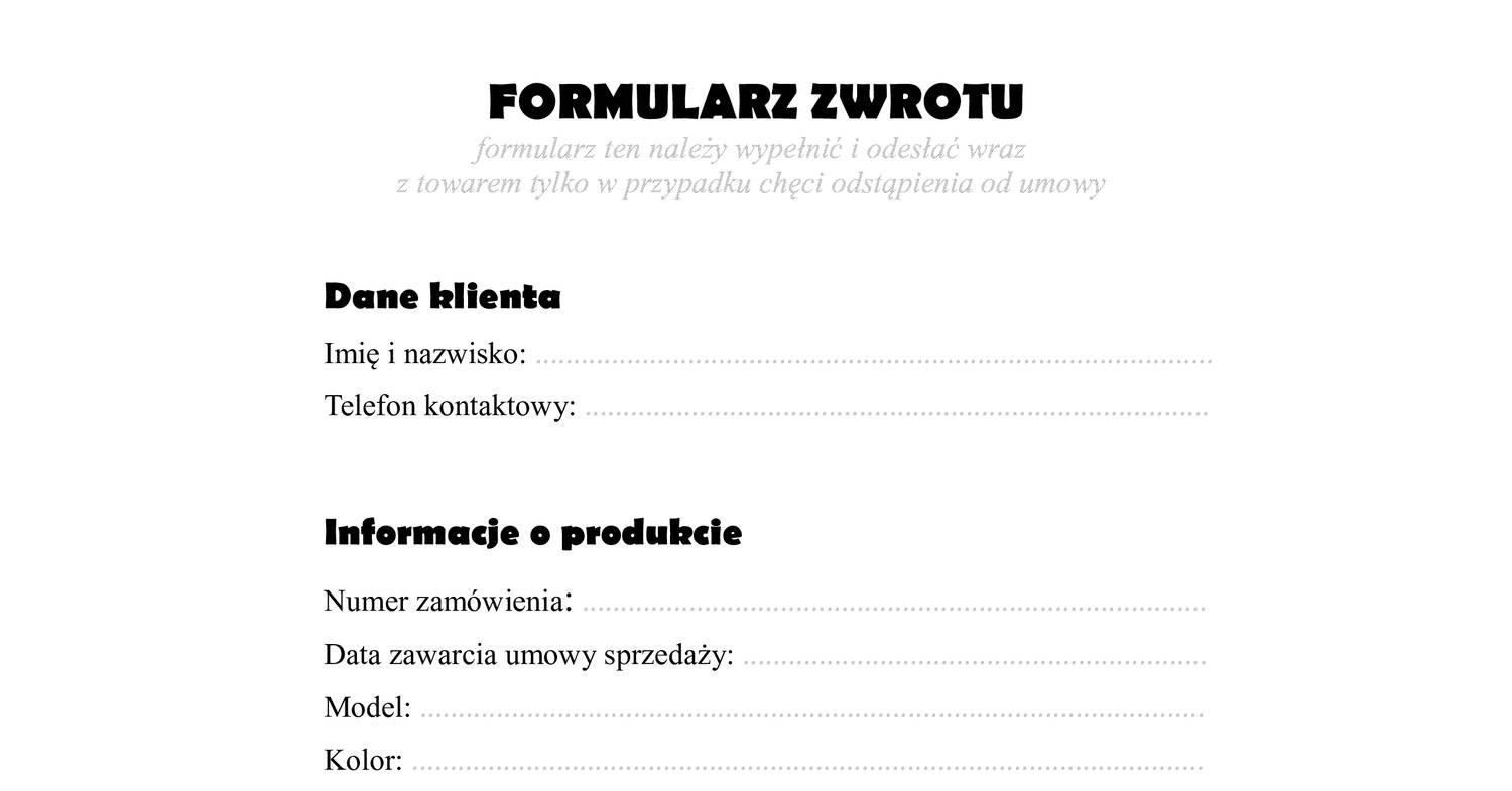 formularz zwrotu.pdf | DocDroid