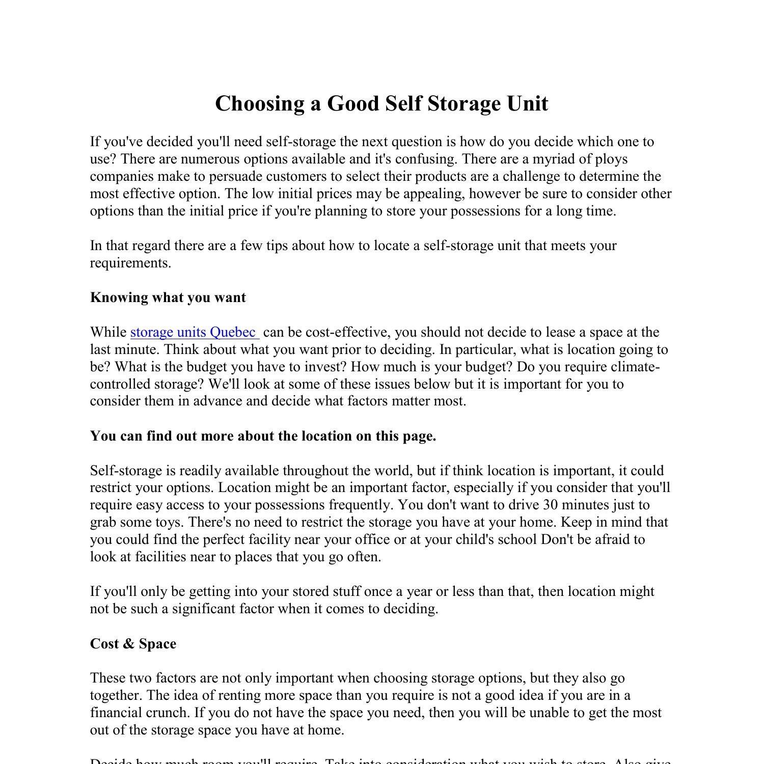 choosing-a-good-self-storage-unit-pdf-docdroid