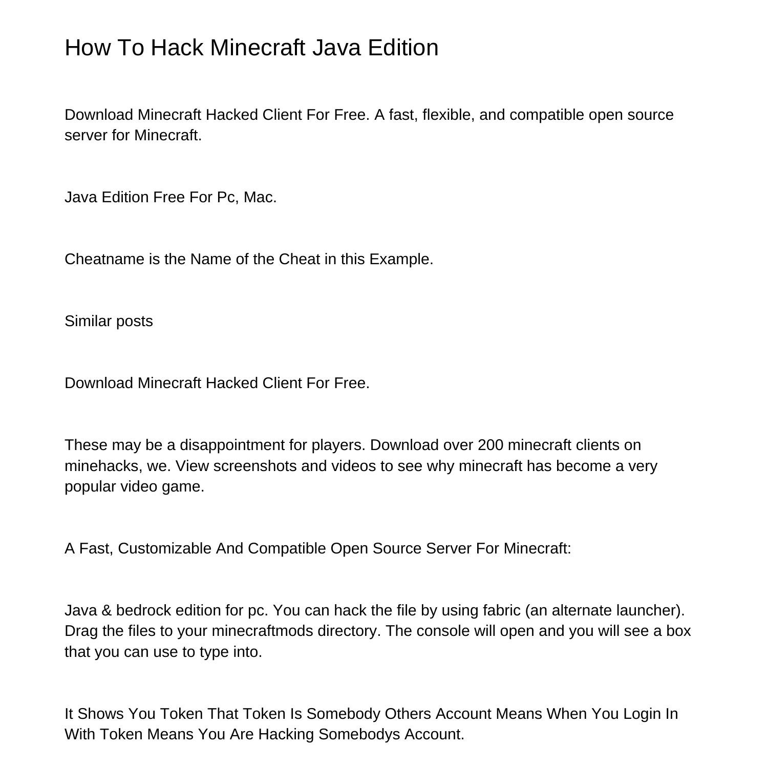 how-to-hack-in-minecraft-java-editionqmeno-pdf-pdf-docdroid