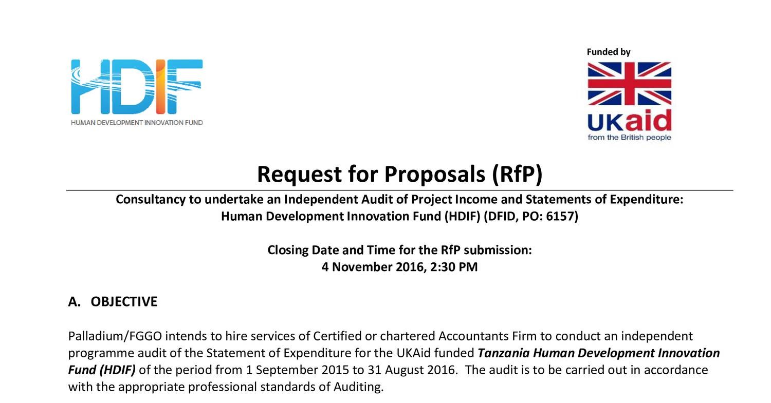 RFP HDIF External Audit Services pdf DocDroid