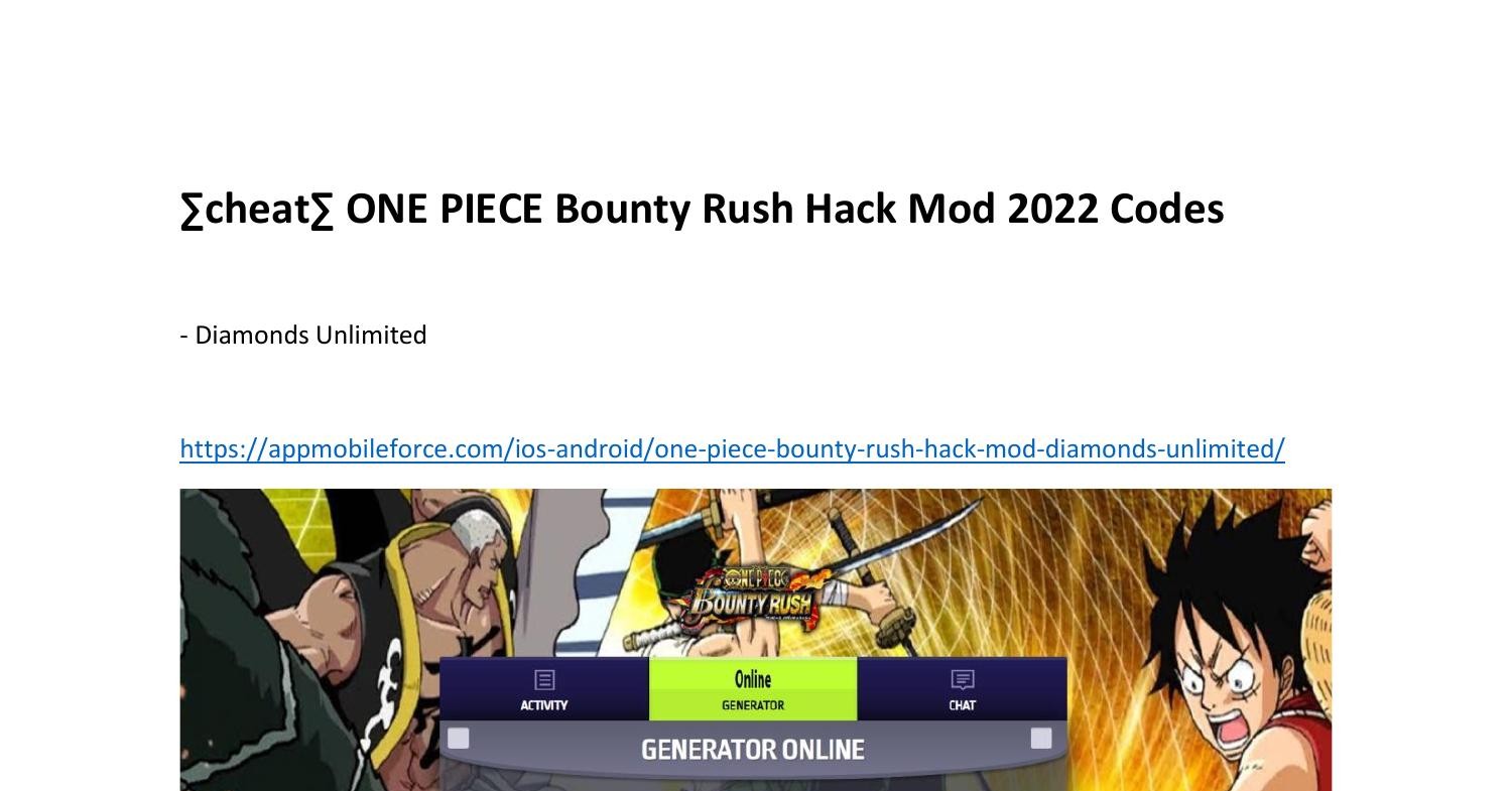 THE NEW INVISIBLE HACK IN ONE PIECE BOUNTY RUSH 
