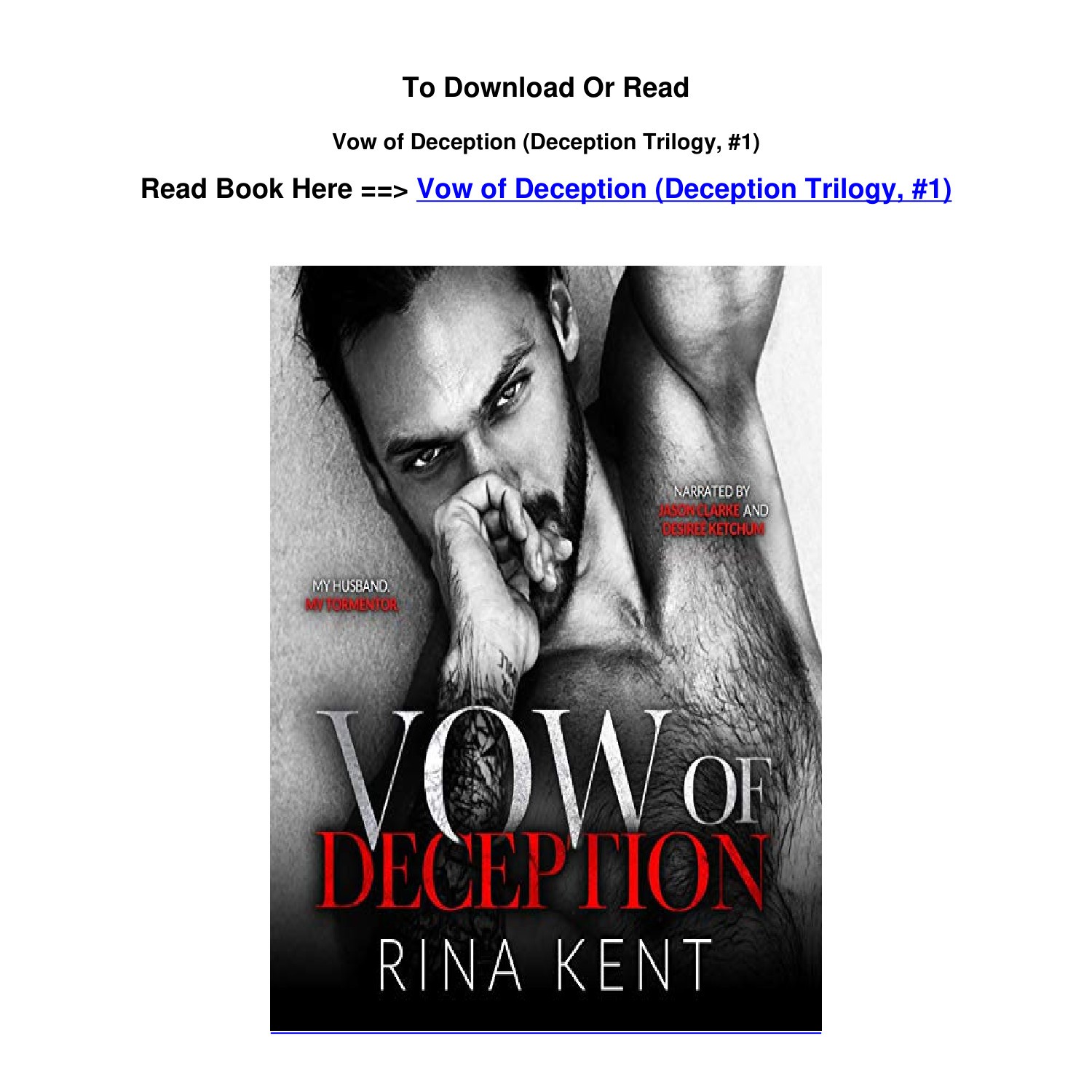 Pdf Download Vow Of Deception Deception Trilogy 1 By Rina Kent Pdf Docdroid