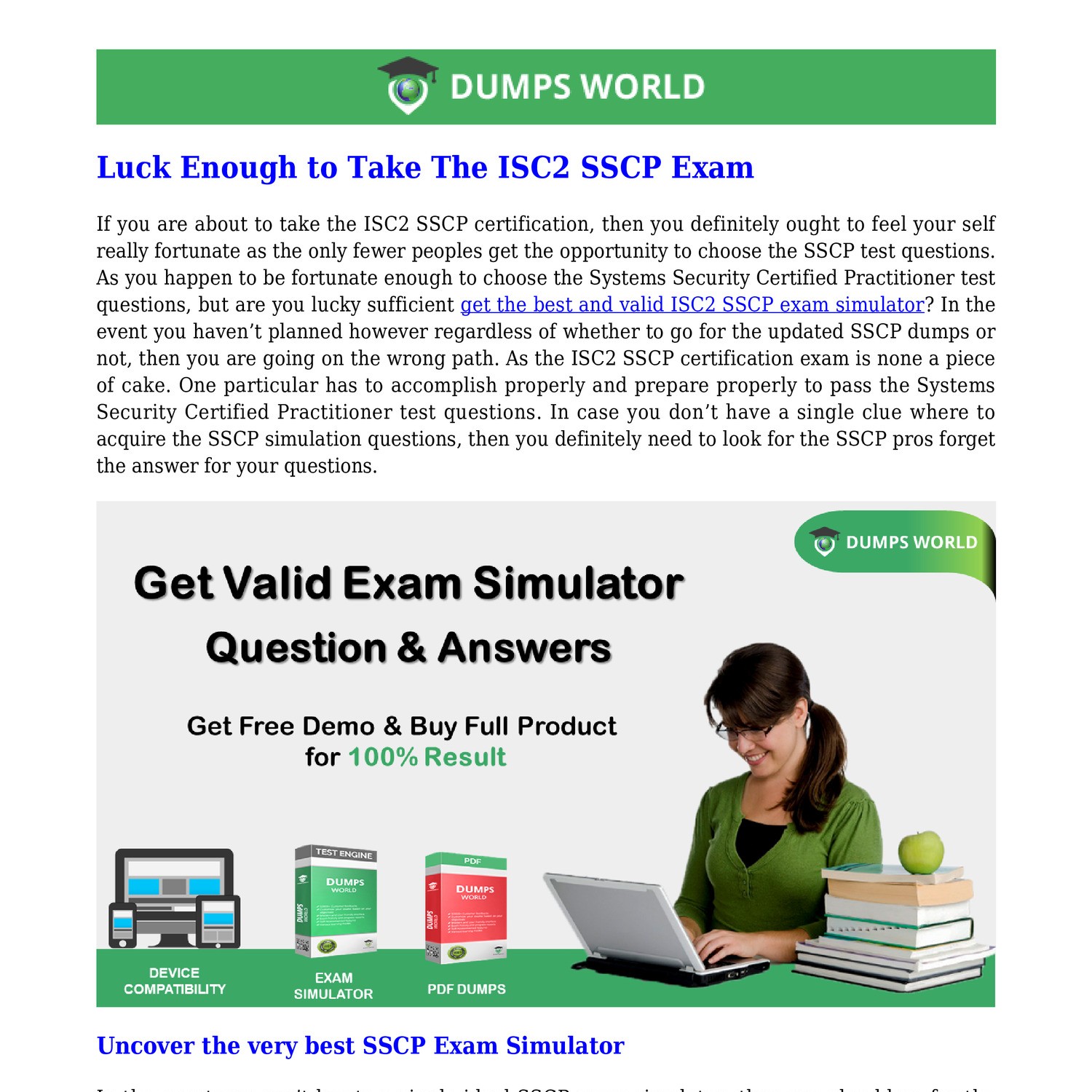 Get 100% Passing Good results With Genuine SSCP Exam Simulator.pdf Sns-Brigh10