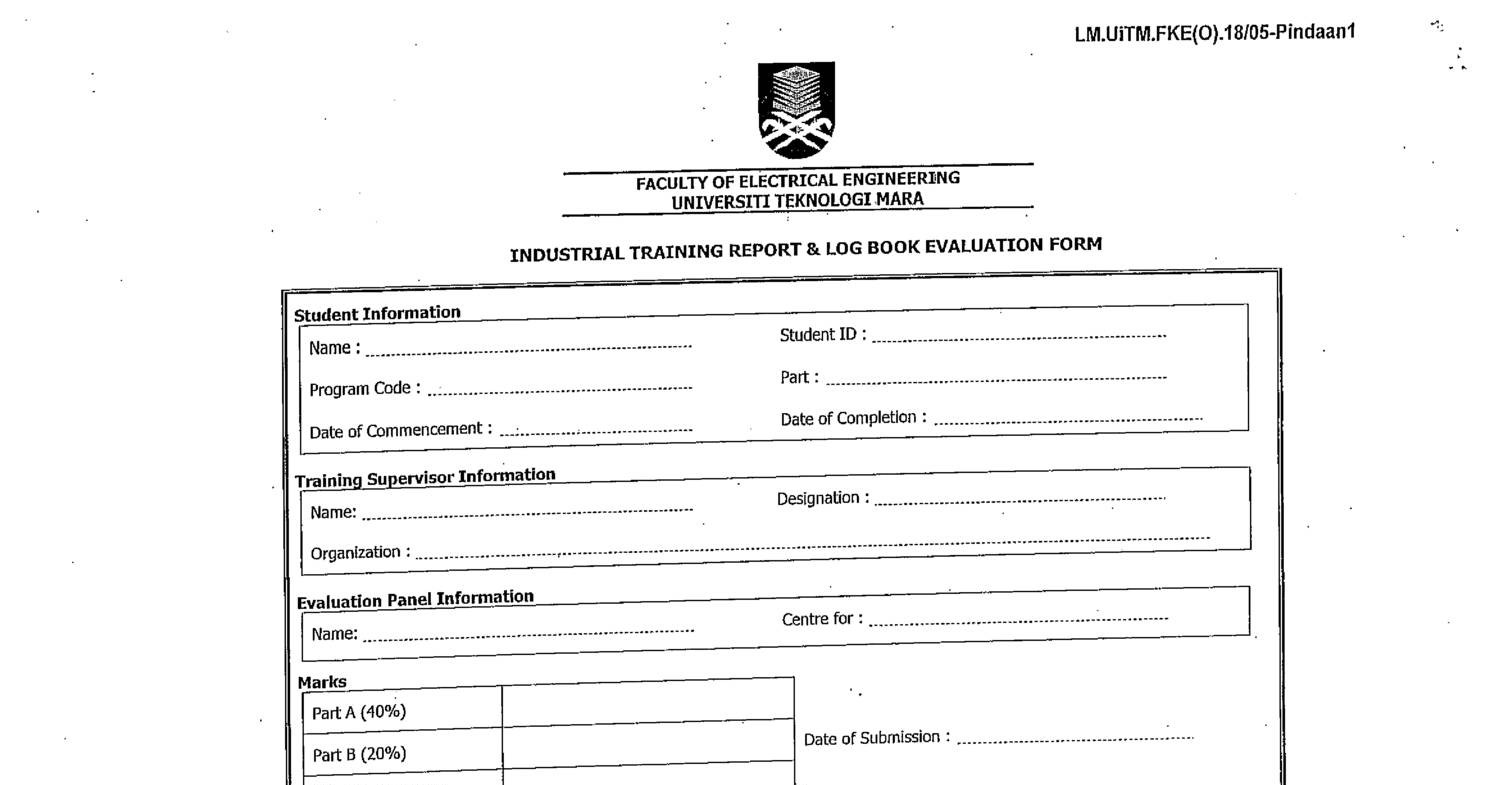 Industrial Training Report Research Papers Academia Edu