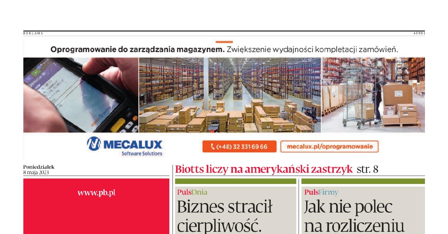 Puls Biznesu Nr 86 08052023pdf Docdroid 9826