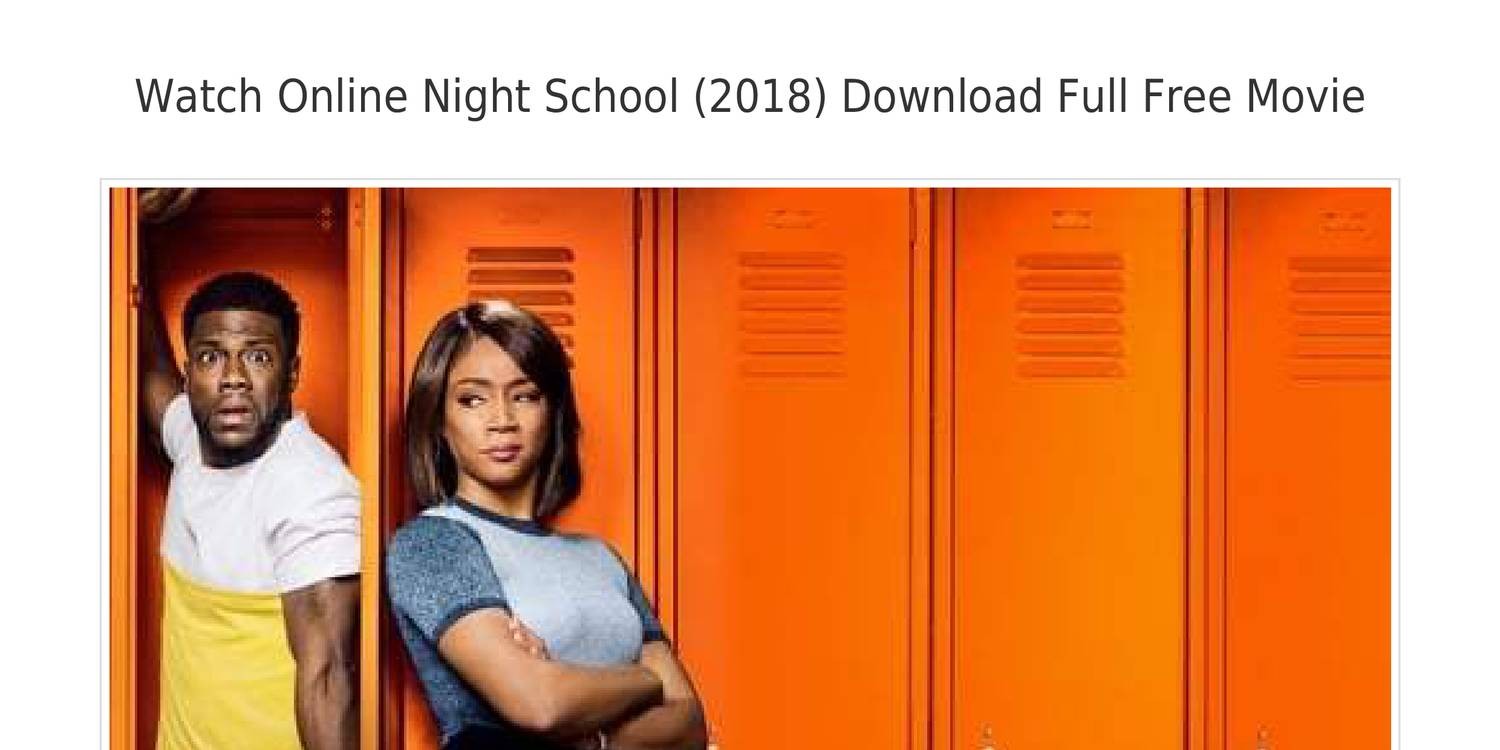 Watch night school 2018 hot sale full movie online free