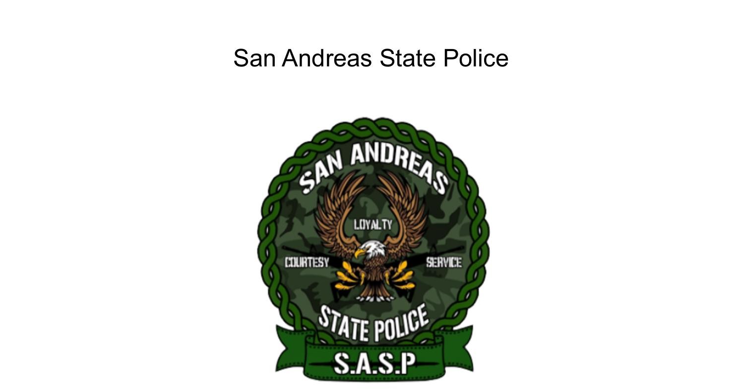 Copy Of San Andreas State Police Standard Operating Procedurespdf