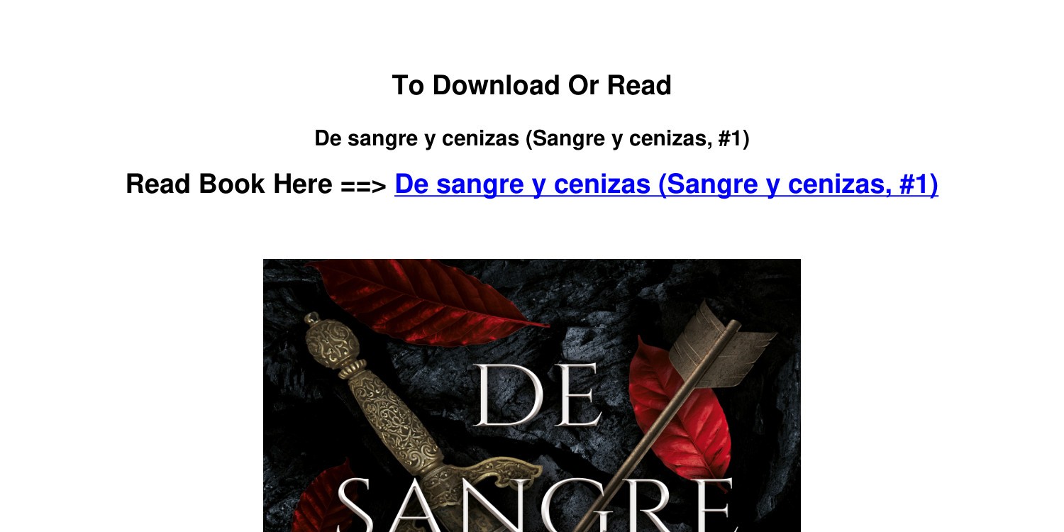 Download Mundo de sangre y cenizas PDF