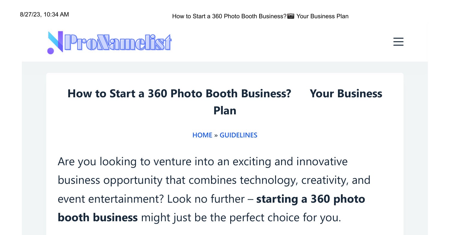 how-to-start-a-360-photo-booth-business-pdf-docdroid