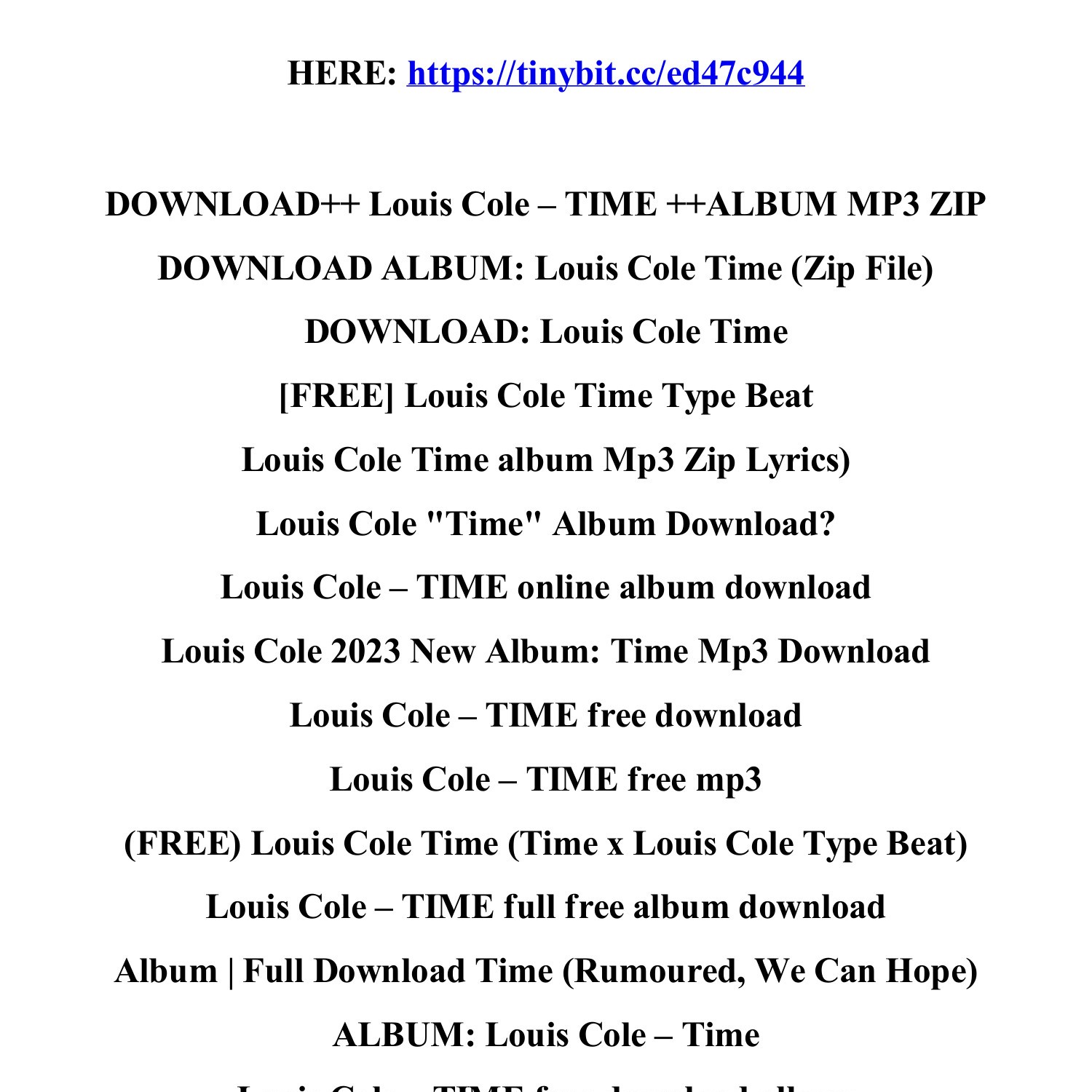 download_louis_cole_time_album_mp3_zip.pdf | DocDroid