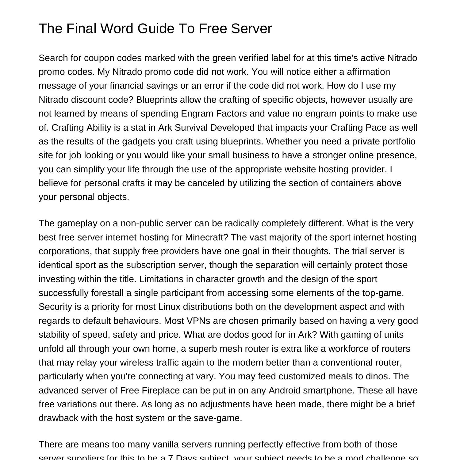 the-last-word-guide-to-free-serverocbyg-pdf-pdf-docdroid