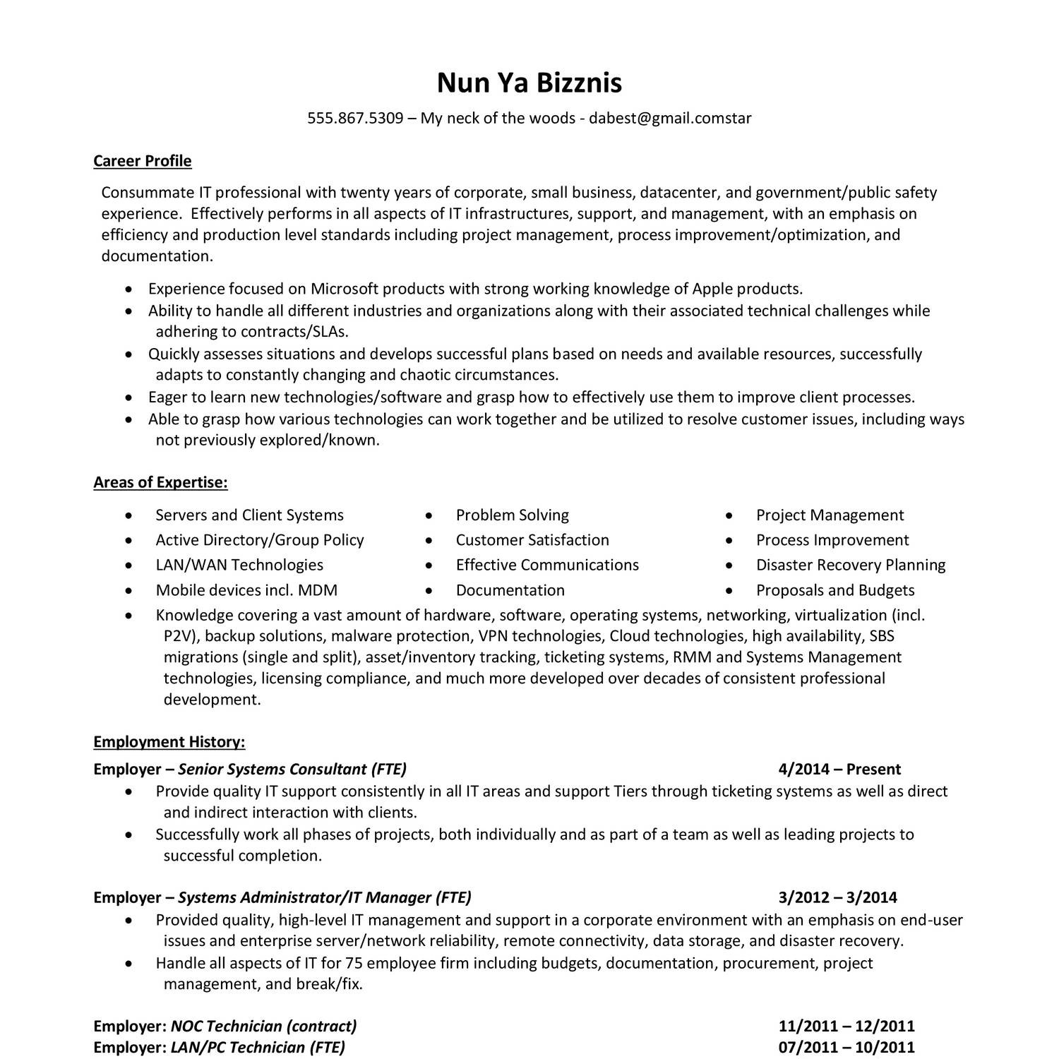 Sample Resume - HACK ME PLEASE.pdf | DocDroid