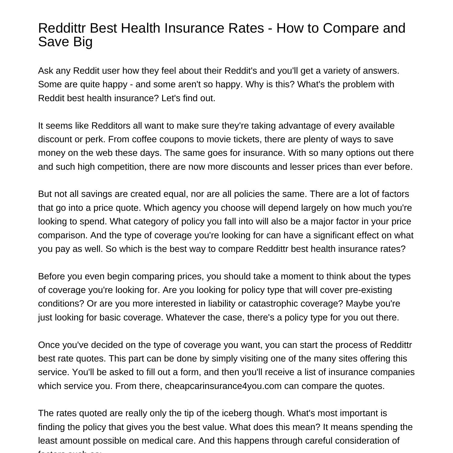 reddittr-best-health-insurance-rates-how-to-compare-and-save-bigjrbkq