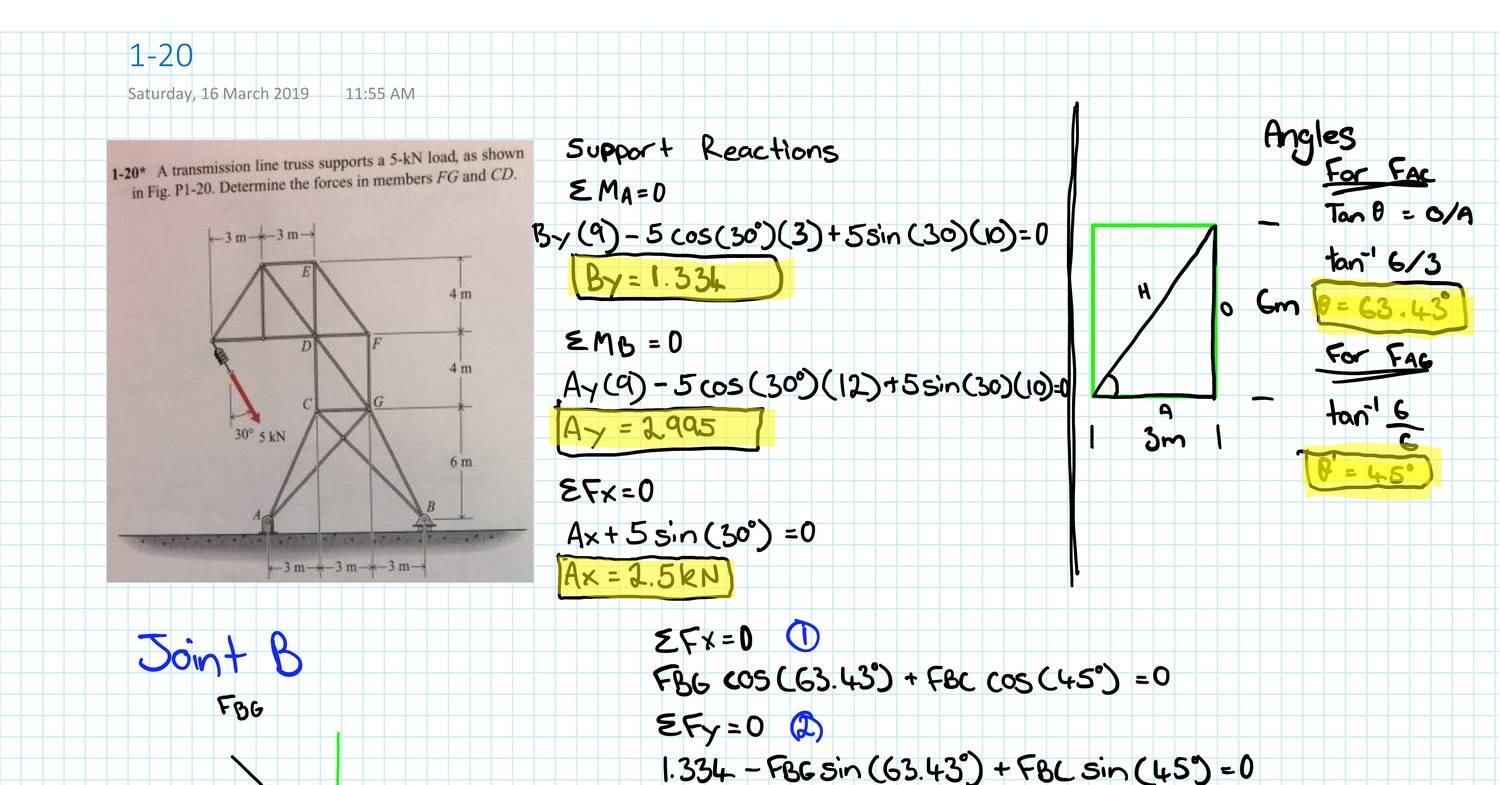 3d equilibrium statics problems pdf