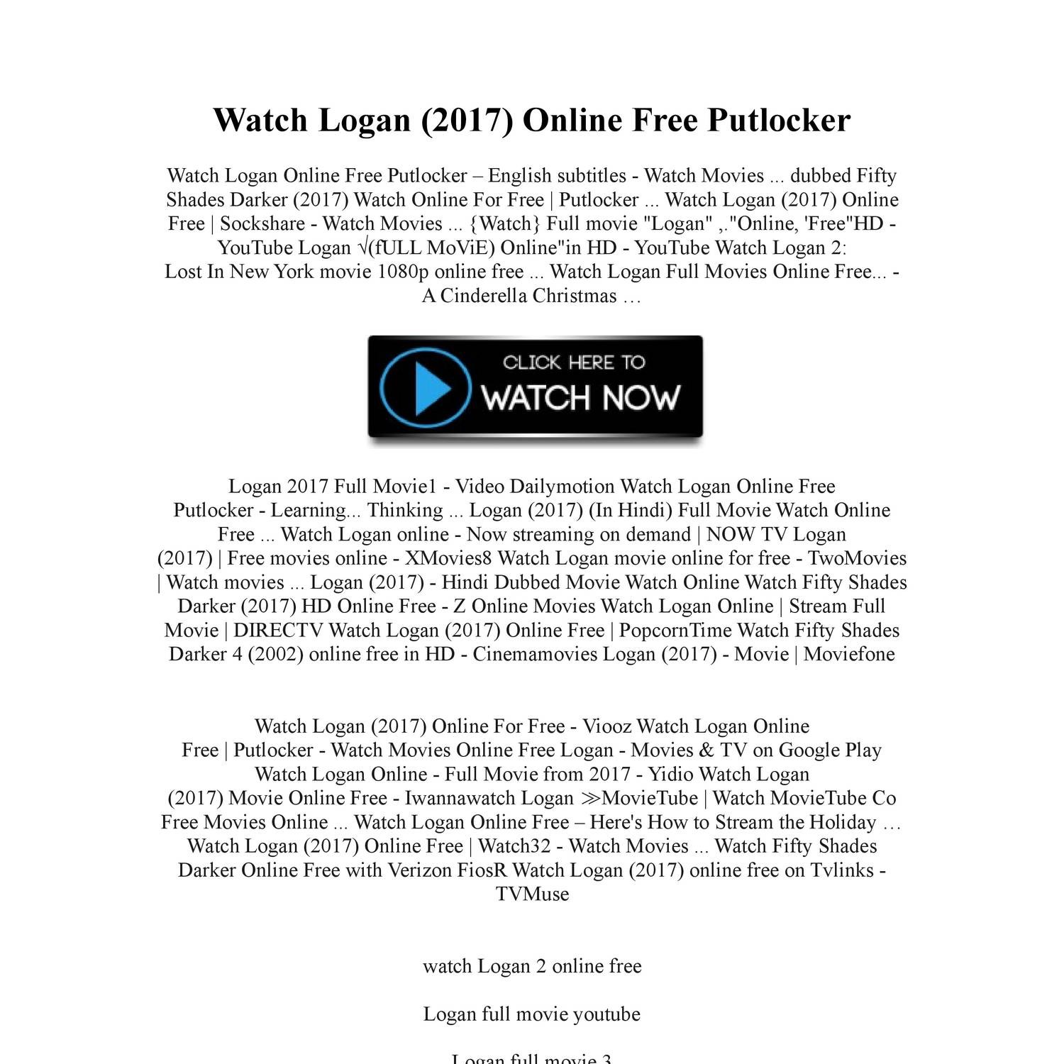logan 2017 watch online